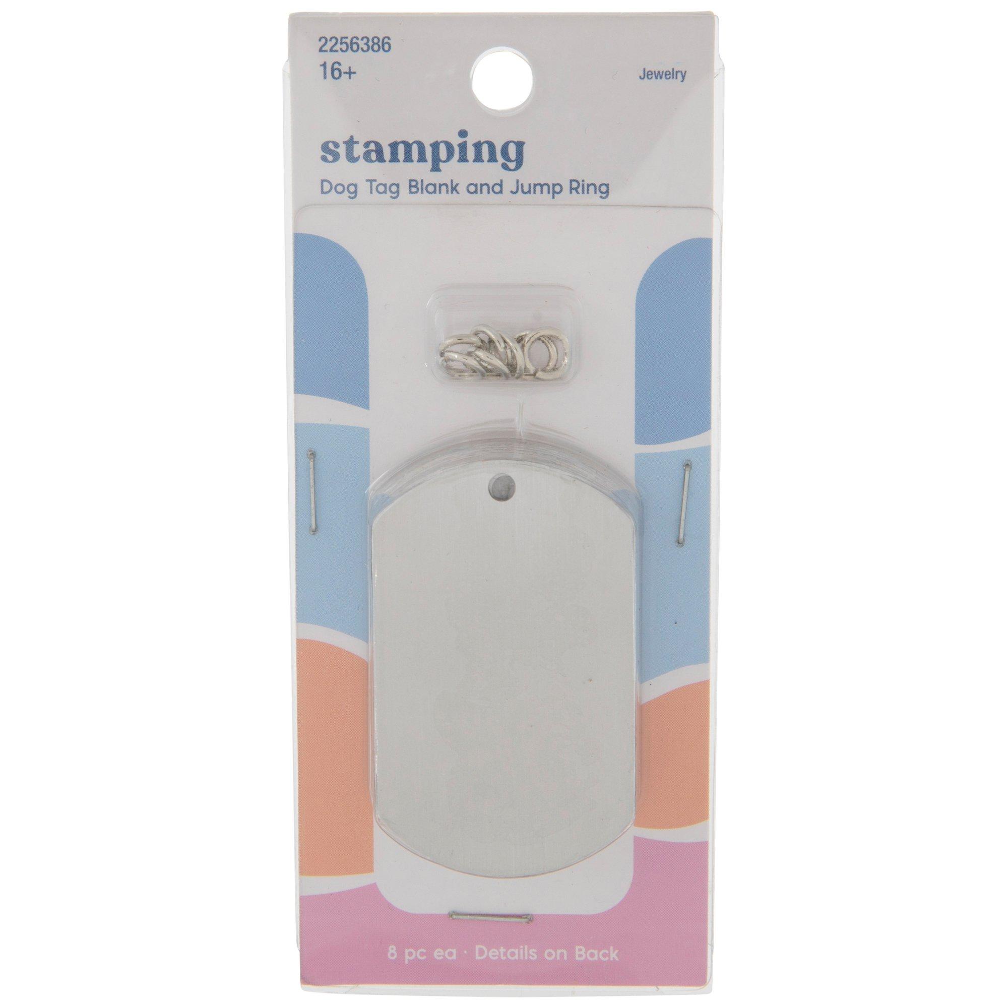 Dog Tag Stamping Blanks & Jump Rings