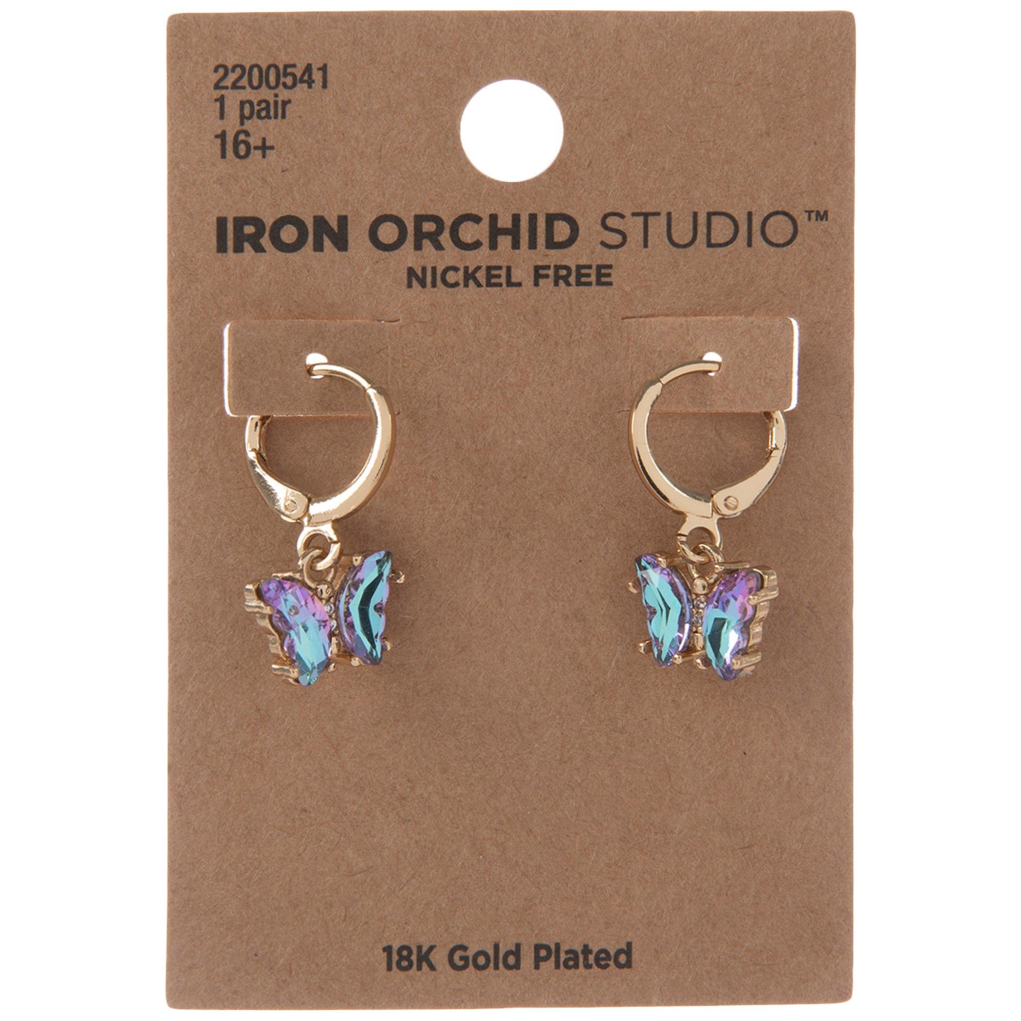 18K Gold Plated Butterfly Charms