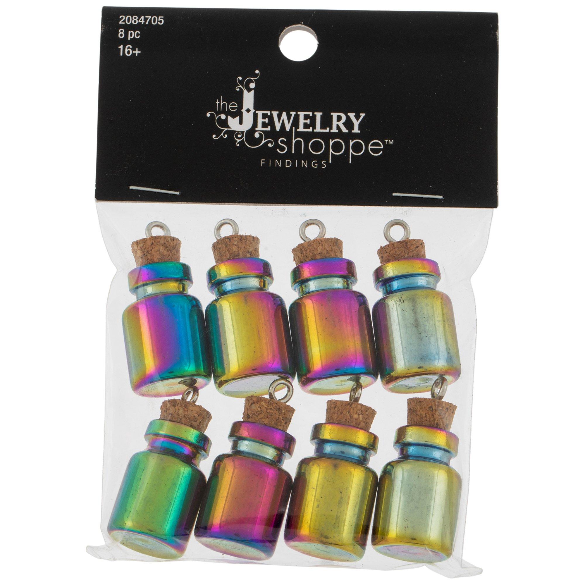 Bottle Charms Dark Aurora Borealis