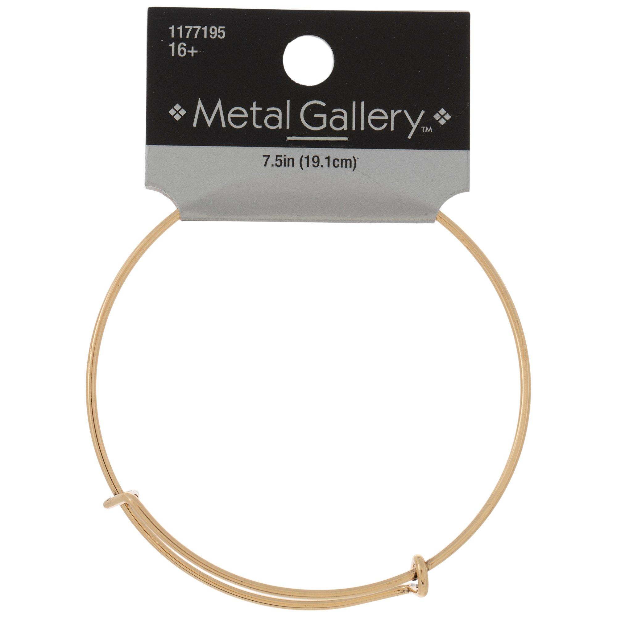 Metal Bangle Antique Silver