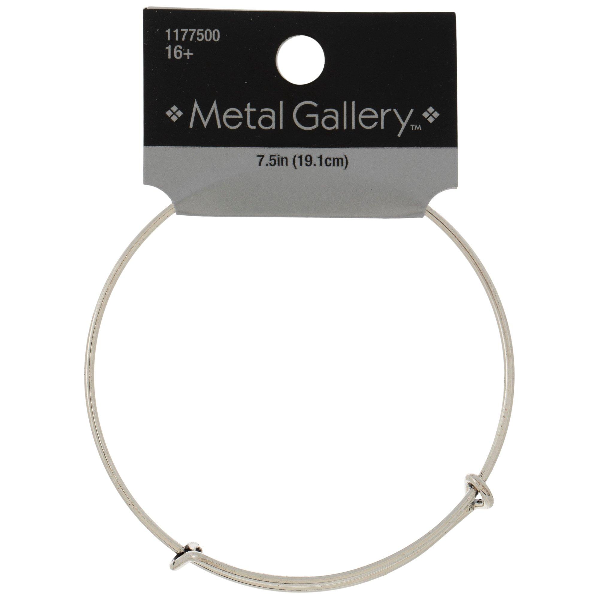 Metal Bangle Antique Silver