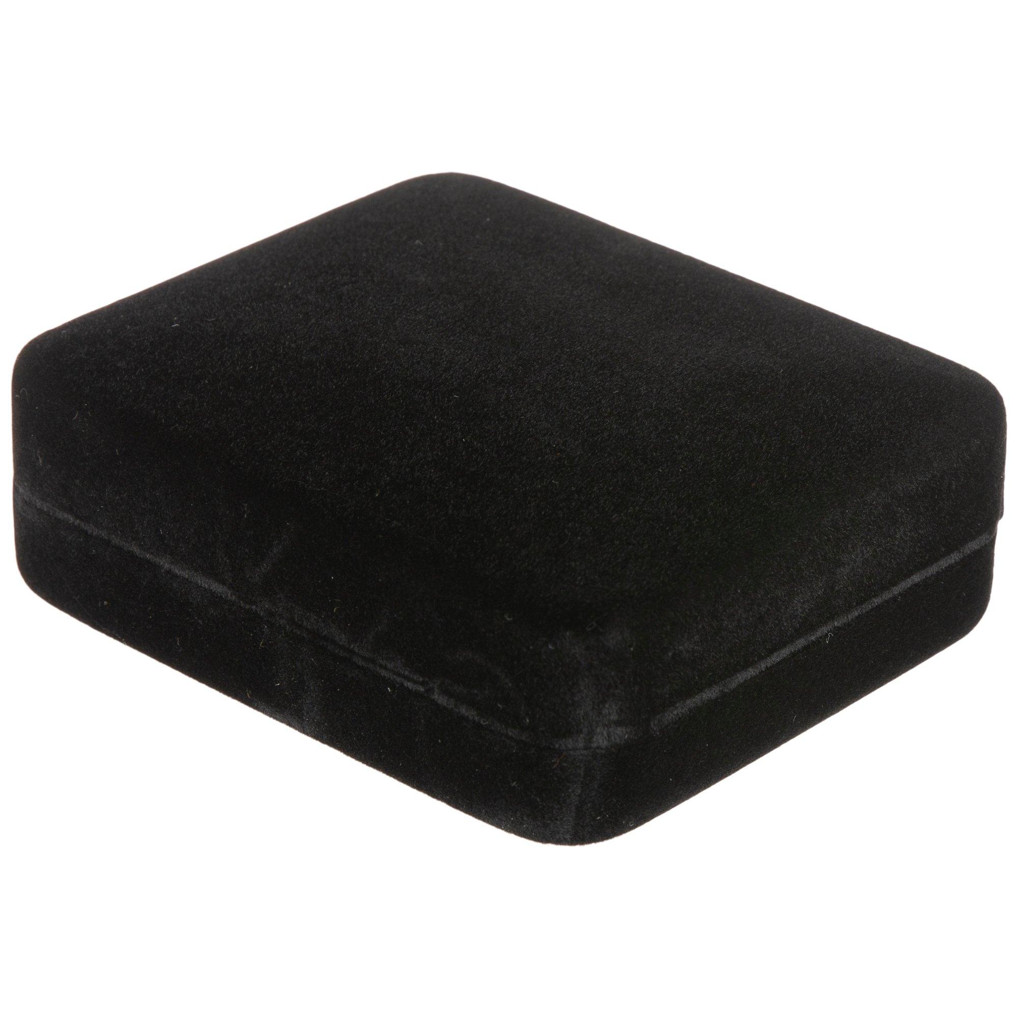 Black Velvet Pendant and Earring Box