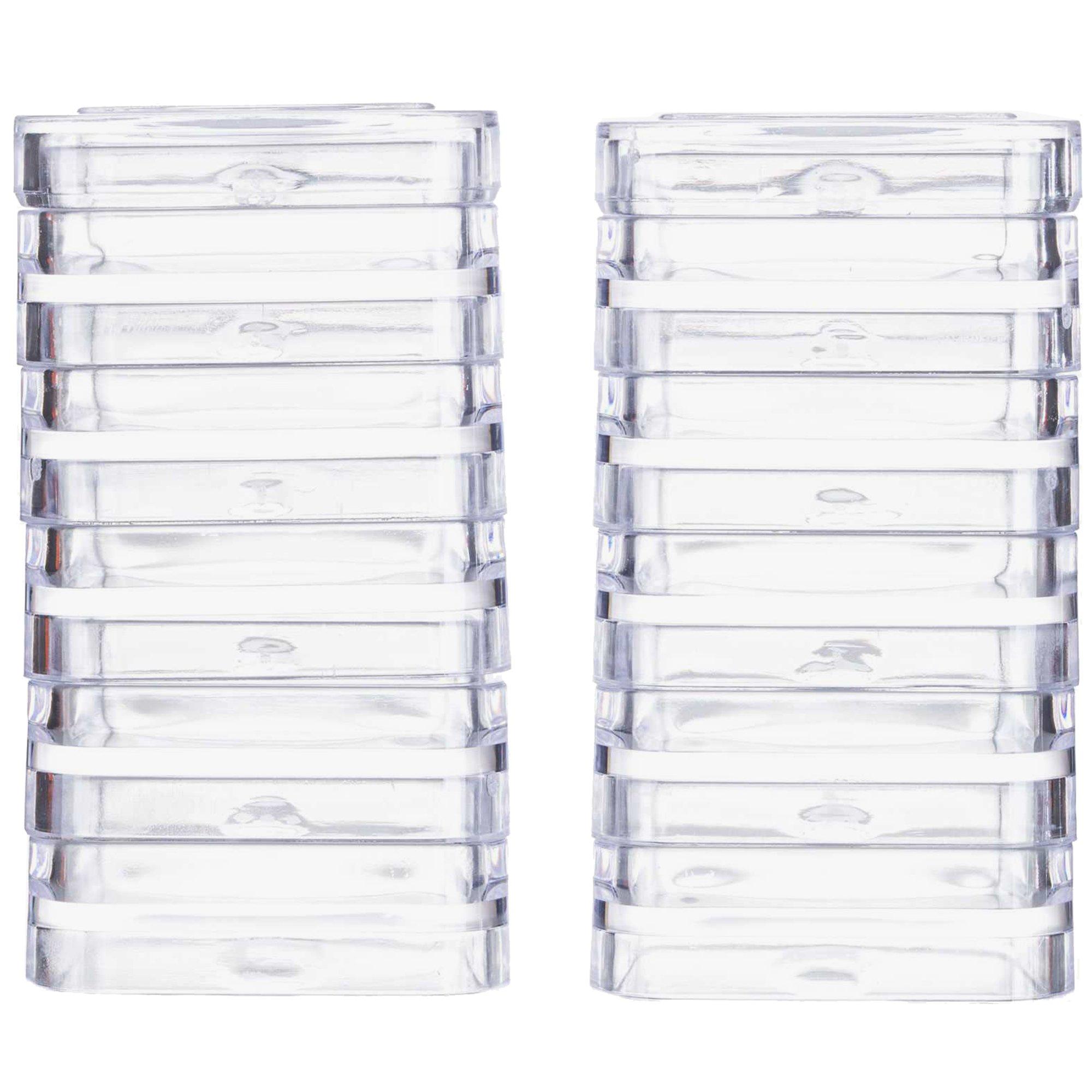 10-Piece Mini Square Storage Boxes