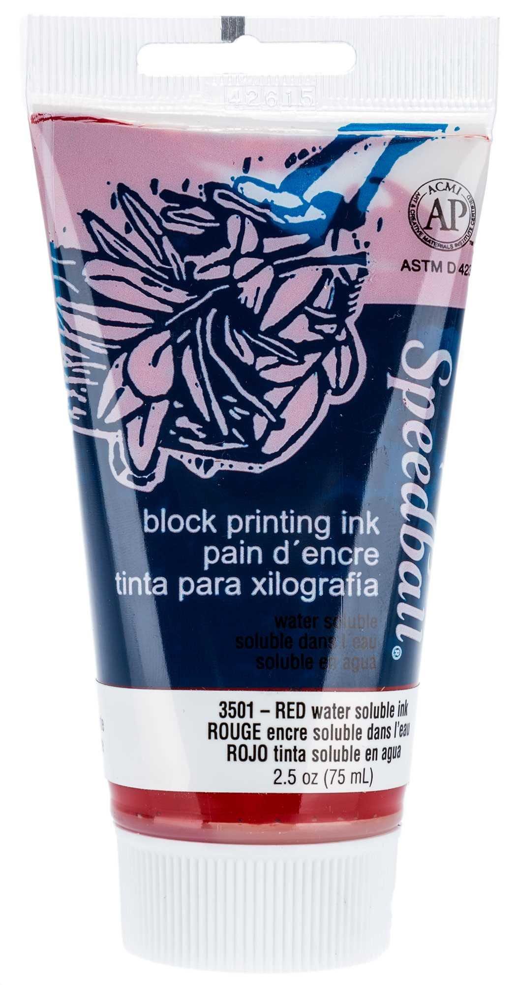 Speedball Block Printing Ink Red