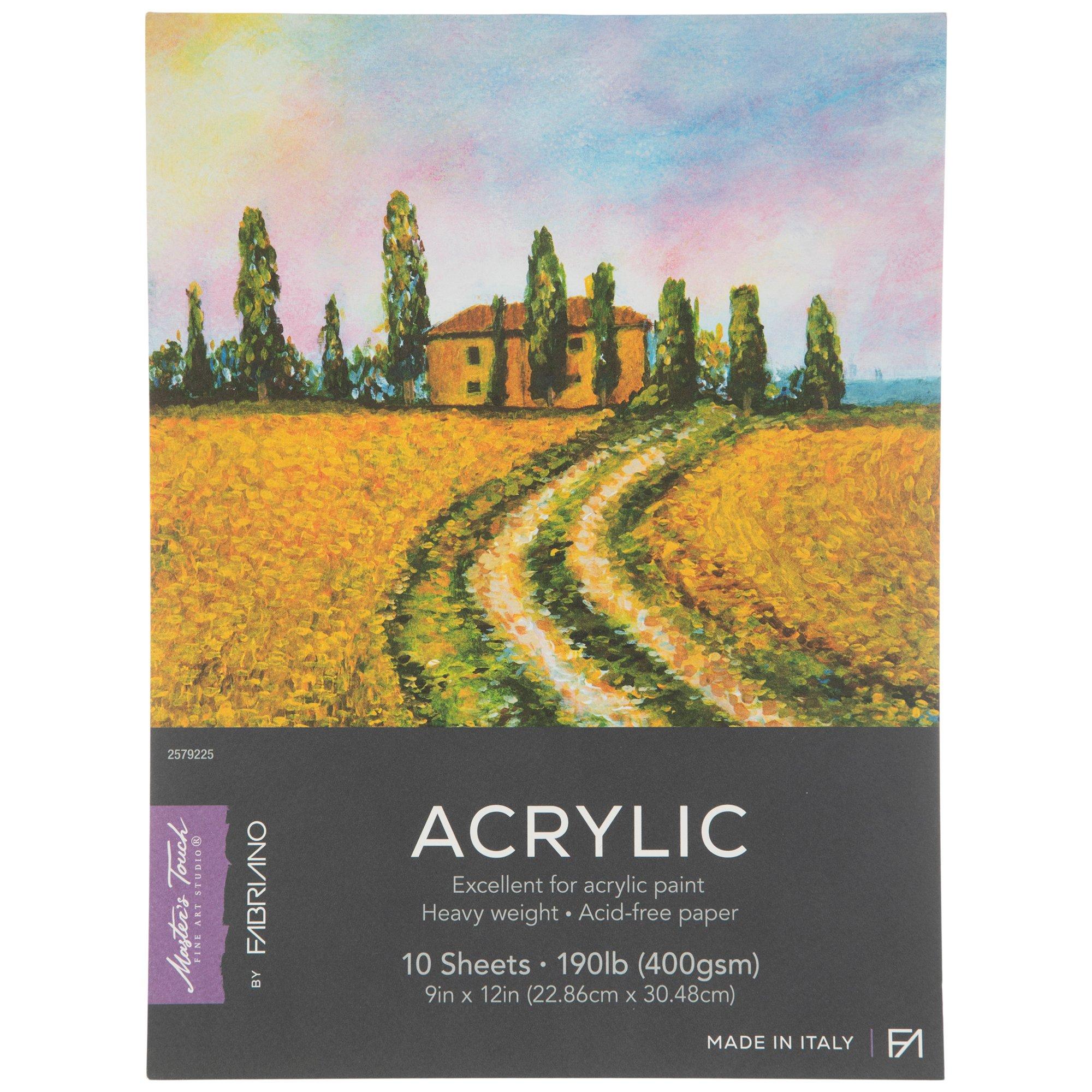 Master's Touch Acrylic Paper Pad - 9" x 12"