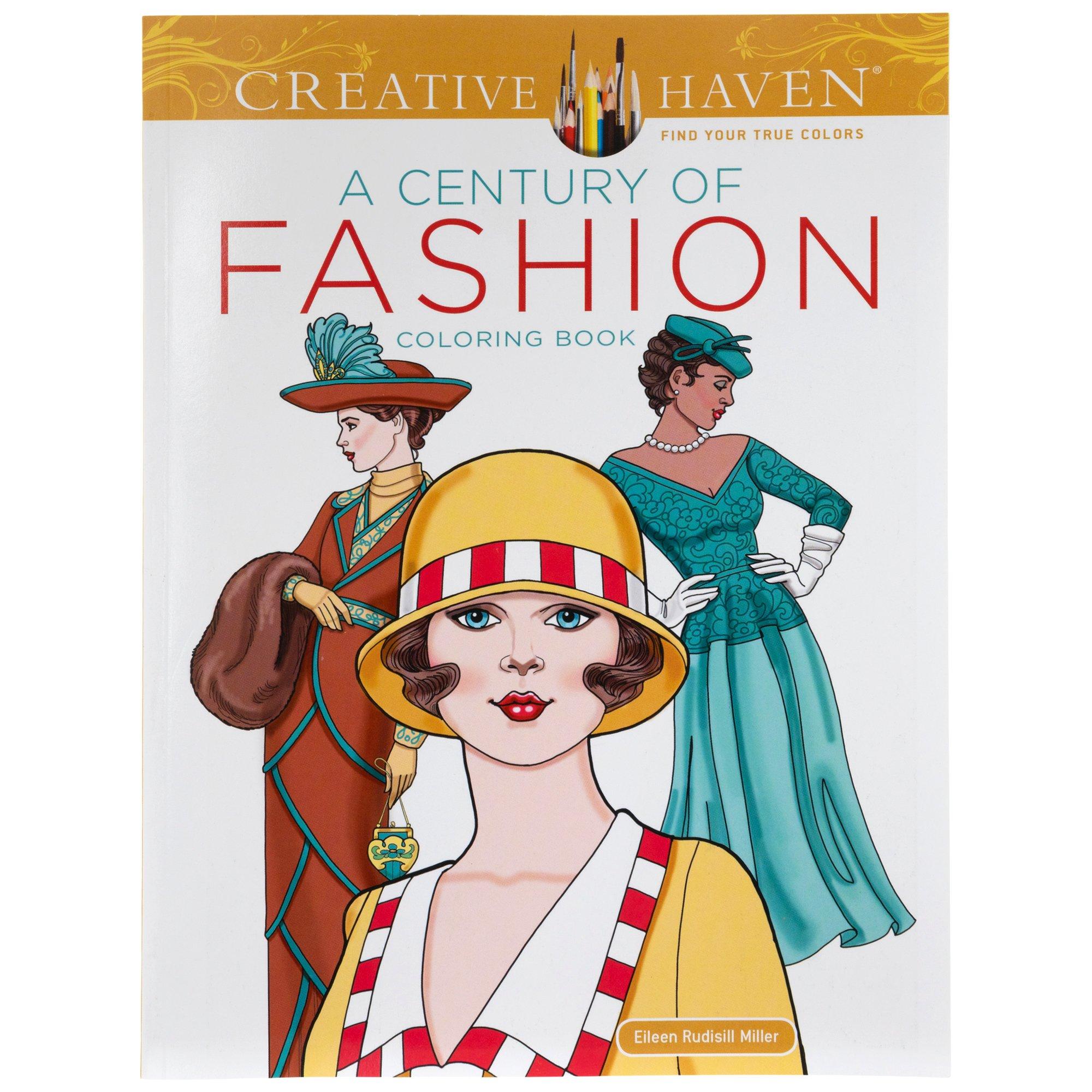 A Century Of Fashion Coloring Book