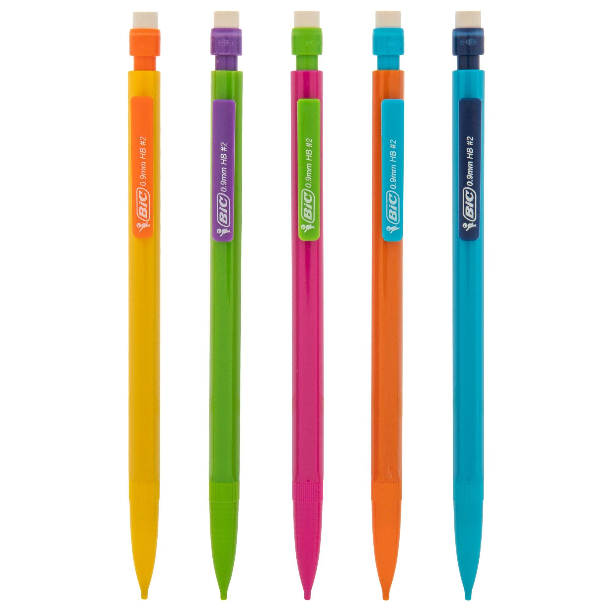 0.9mm BIC Mechanical Pencils - 10 Piece Set