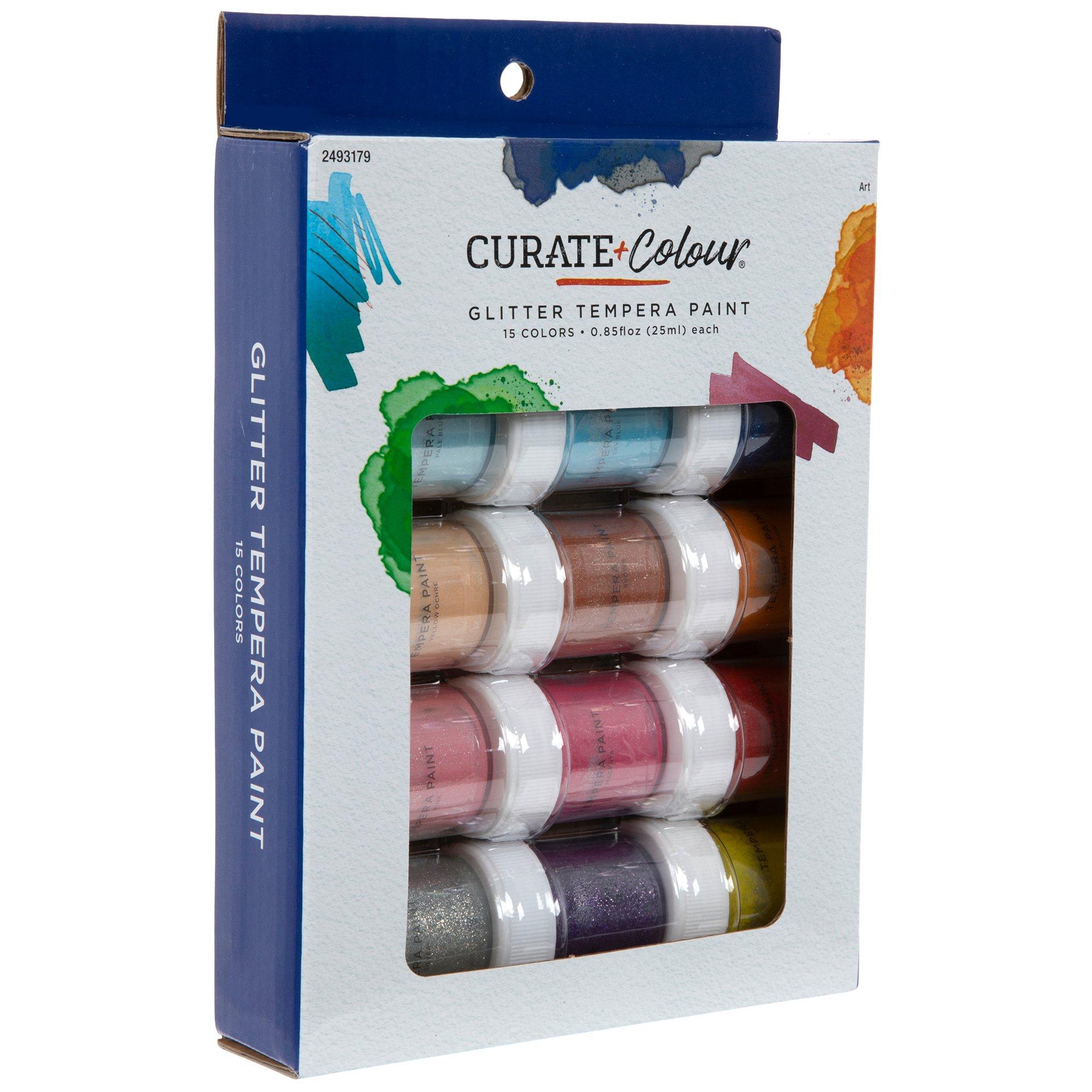 Glitter Tempera Paint - 15 Piece Set