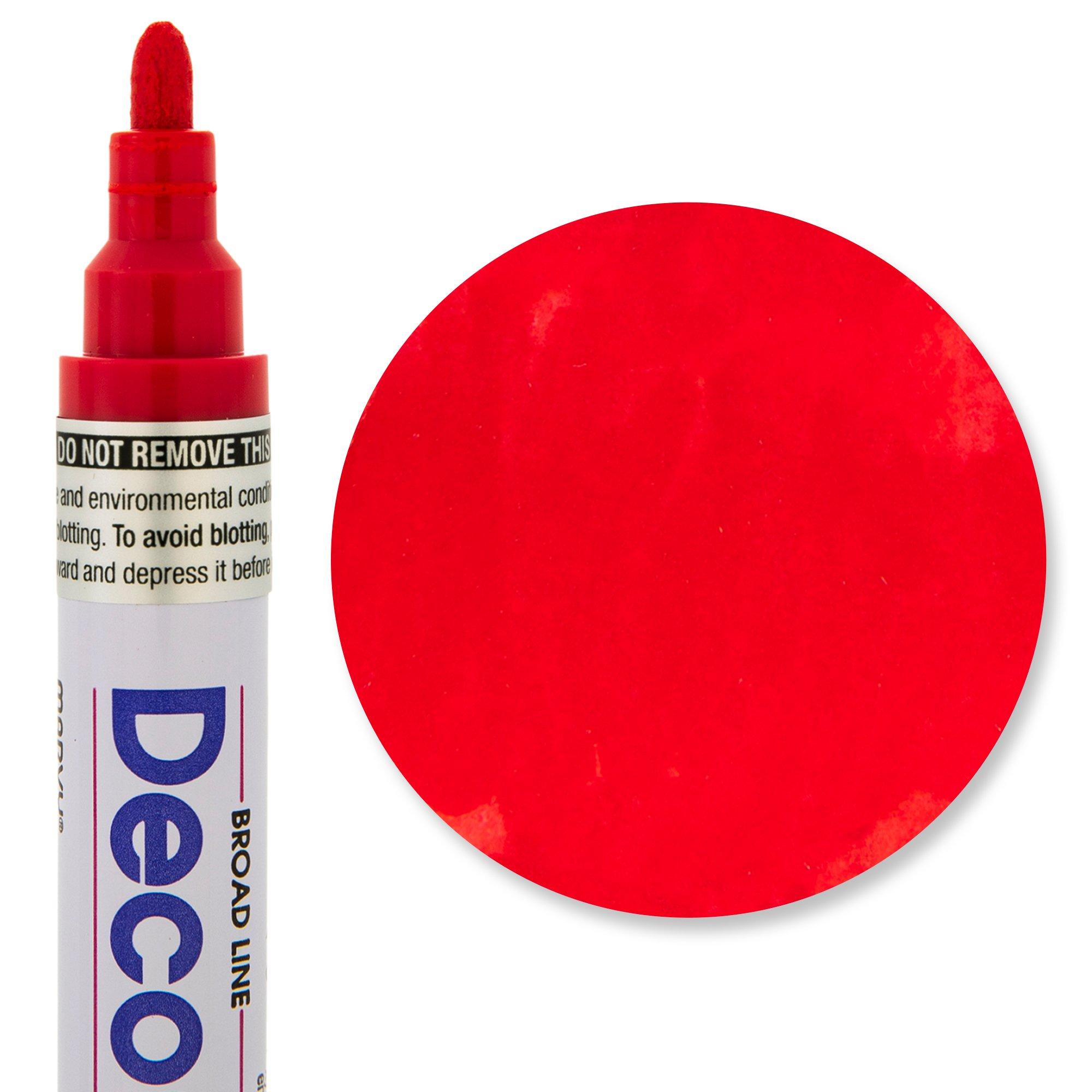 DecoColor Broad Tip Paint Marker Red 15 DecoColor Broad Tip Paint Marker Red