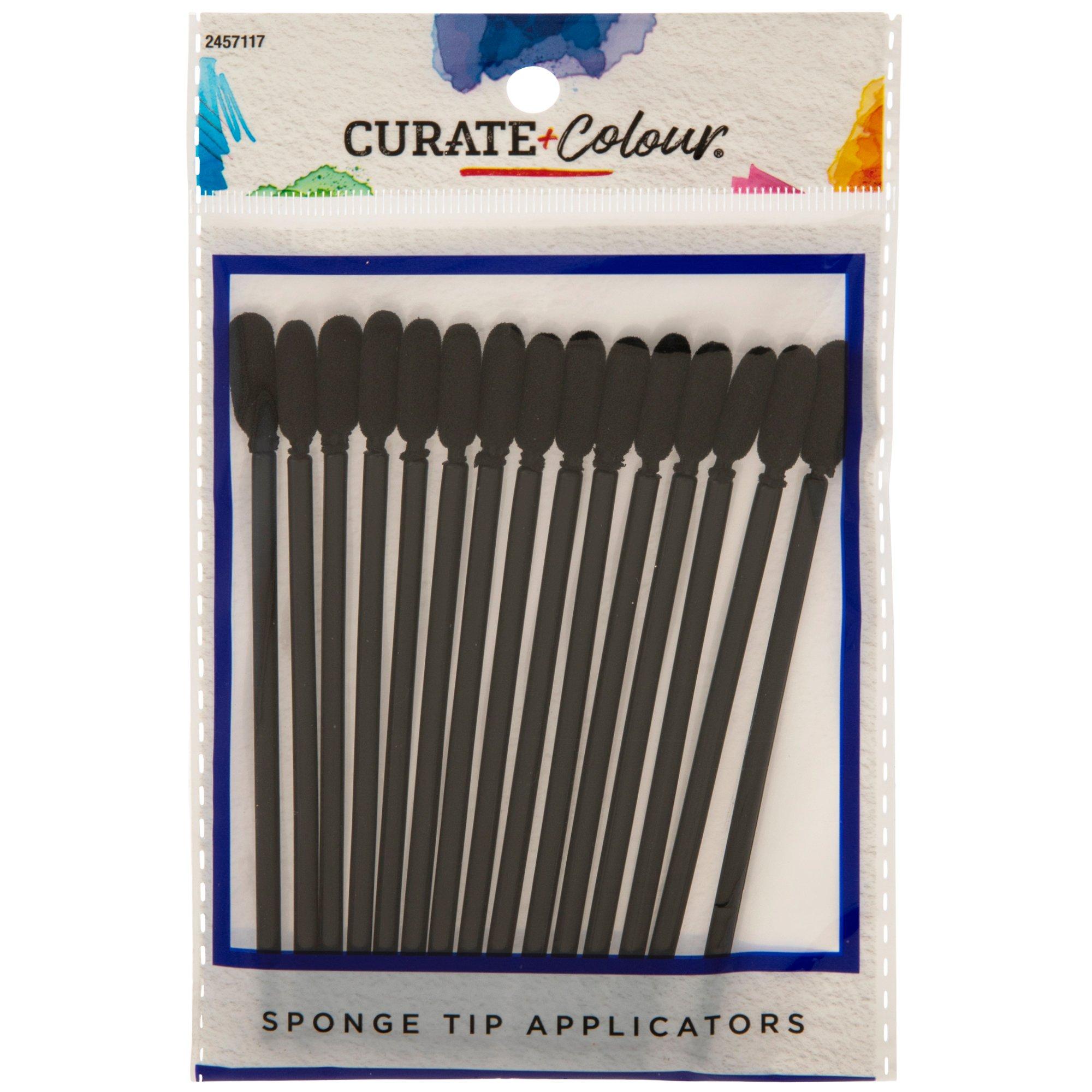 Curate + Colour Sponge Tip Applicators - 15 Piece Set