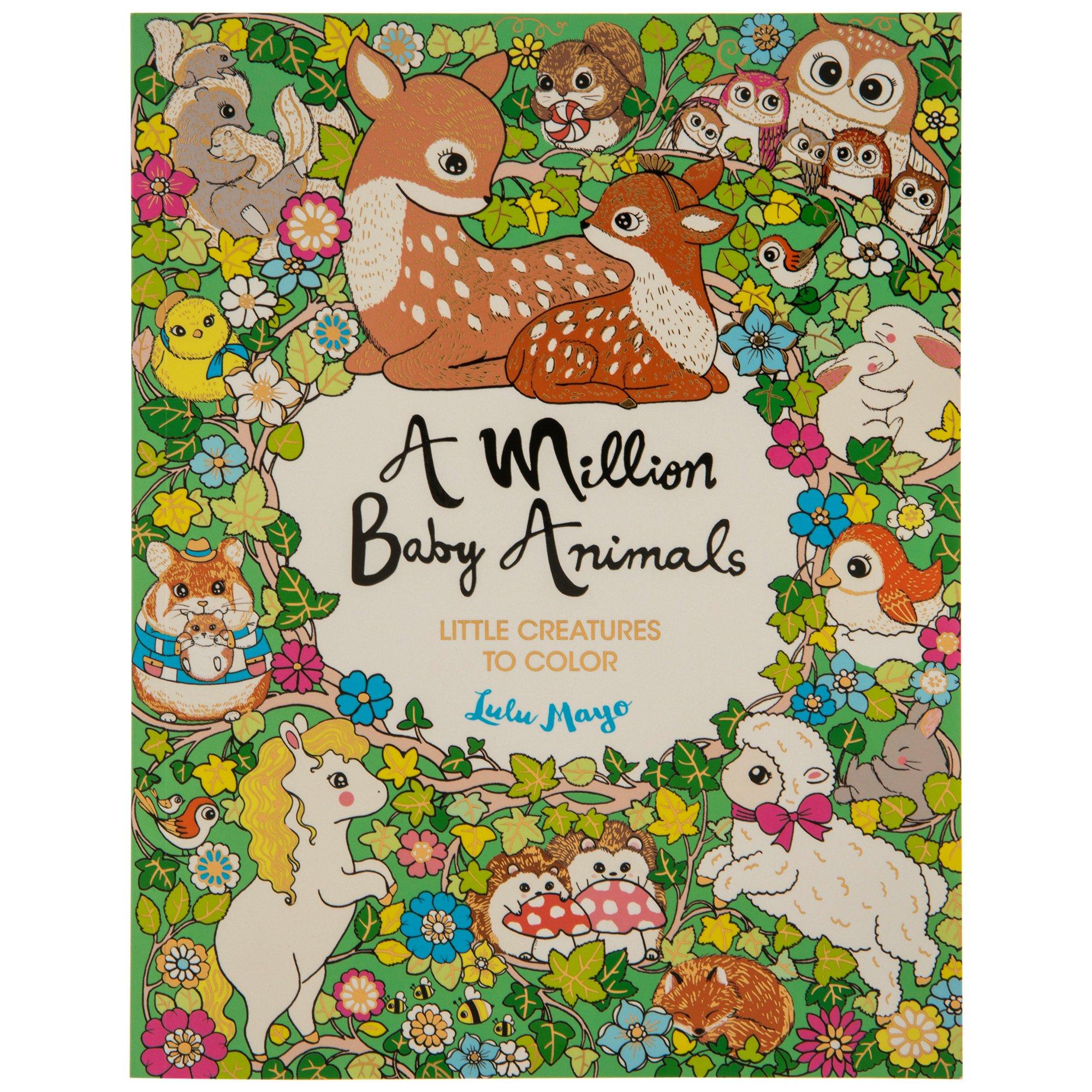 A Million Baby Animals Coloring Book