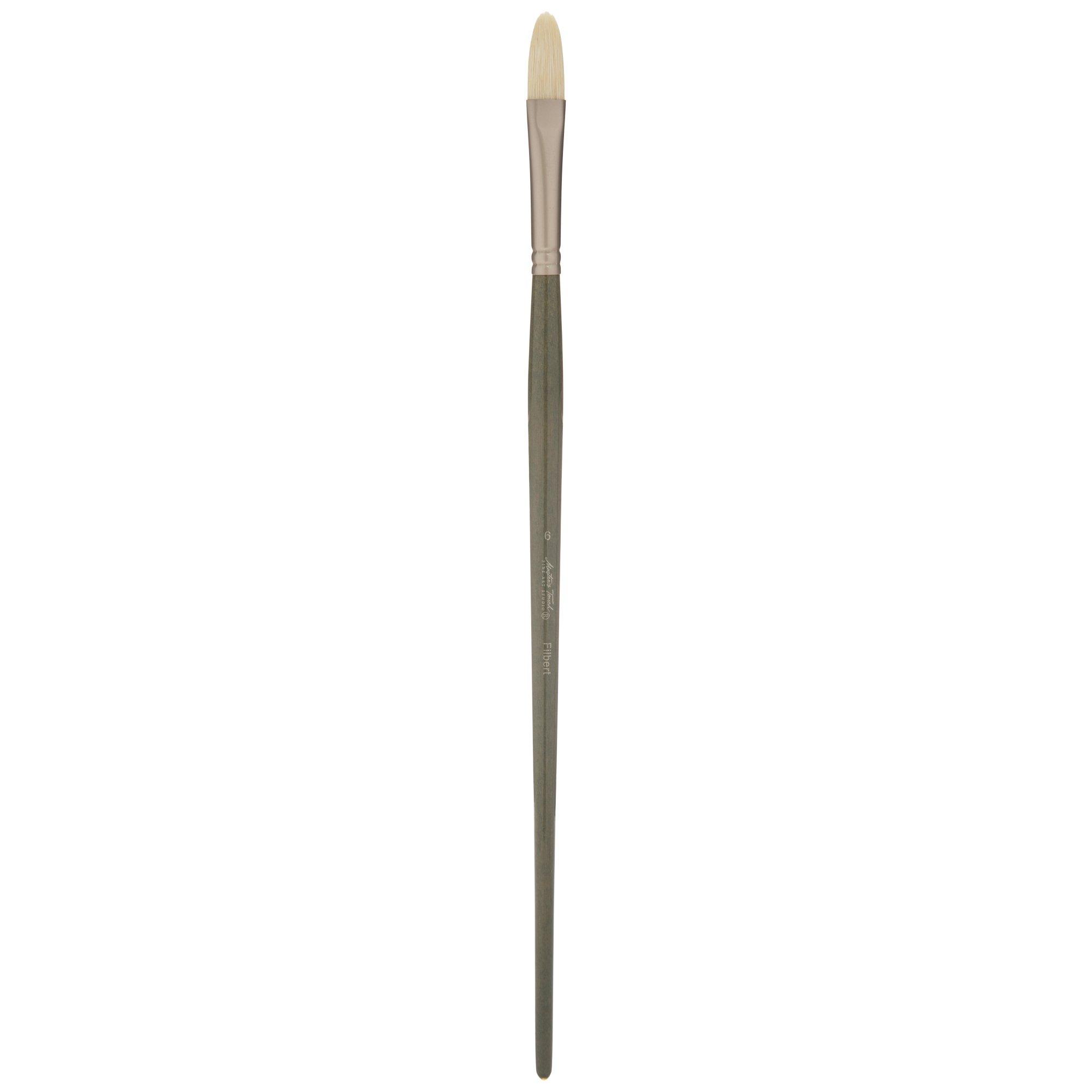Master's Touch Natural Hog Filbert Paint Brush 3 Master's Touch Natural Hog Filbert Paint Brush