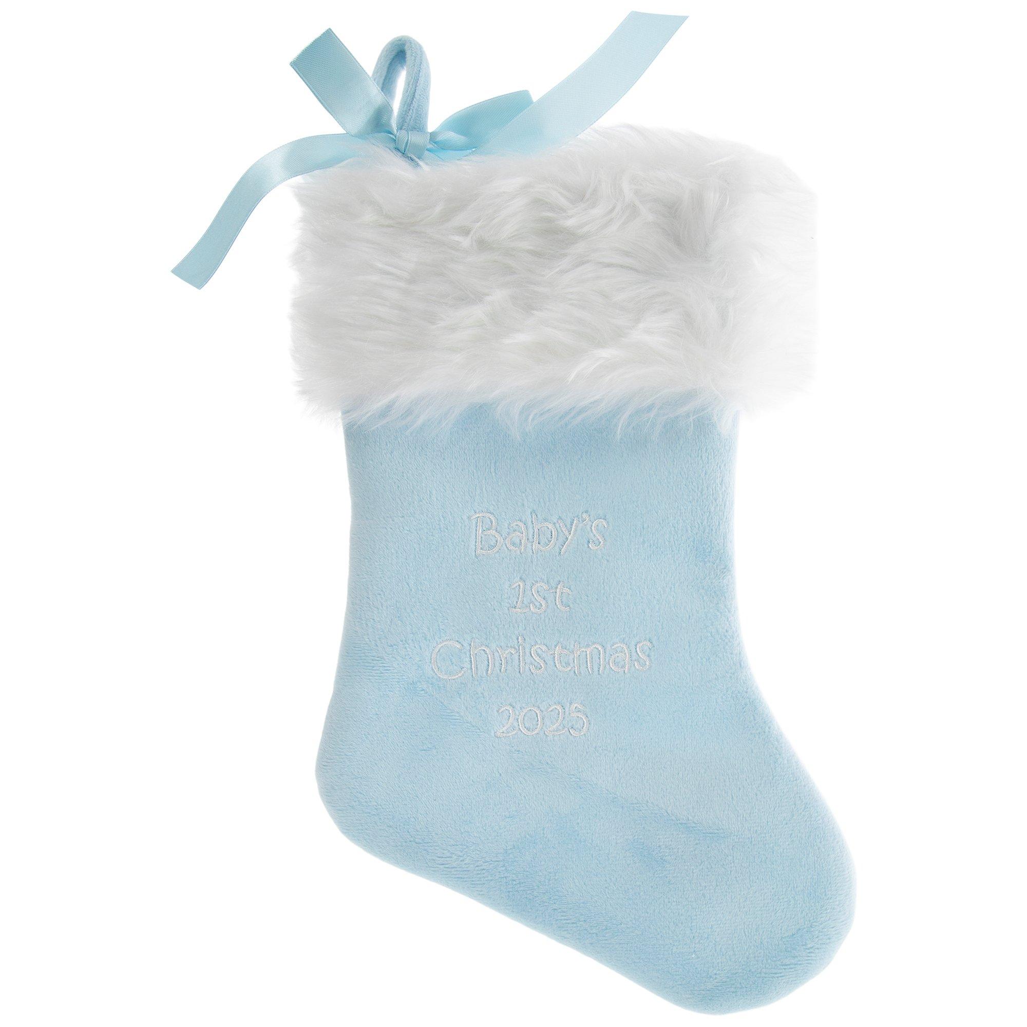 2025 Baby's First Stocking Blue