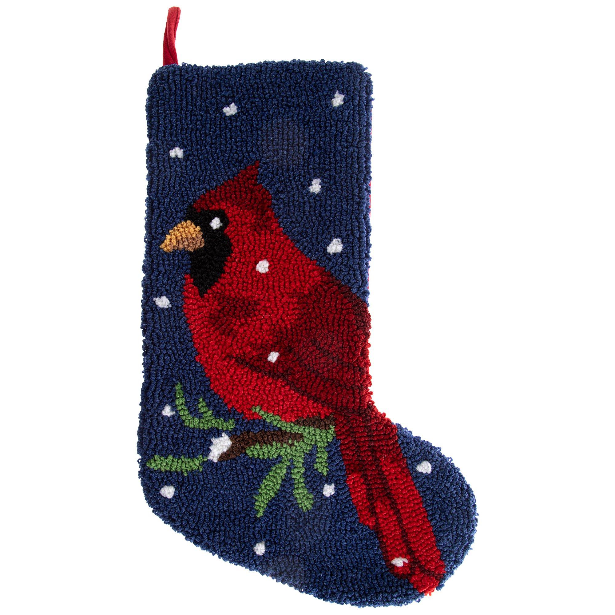 Cardinal Loop Pile Stocking