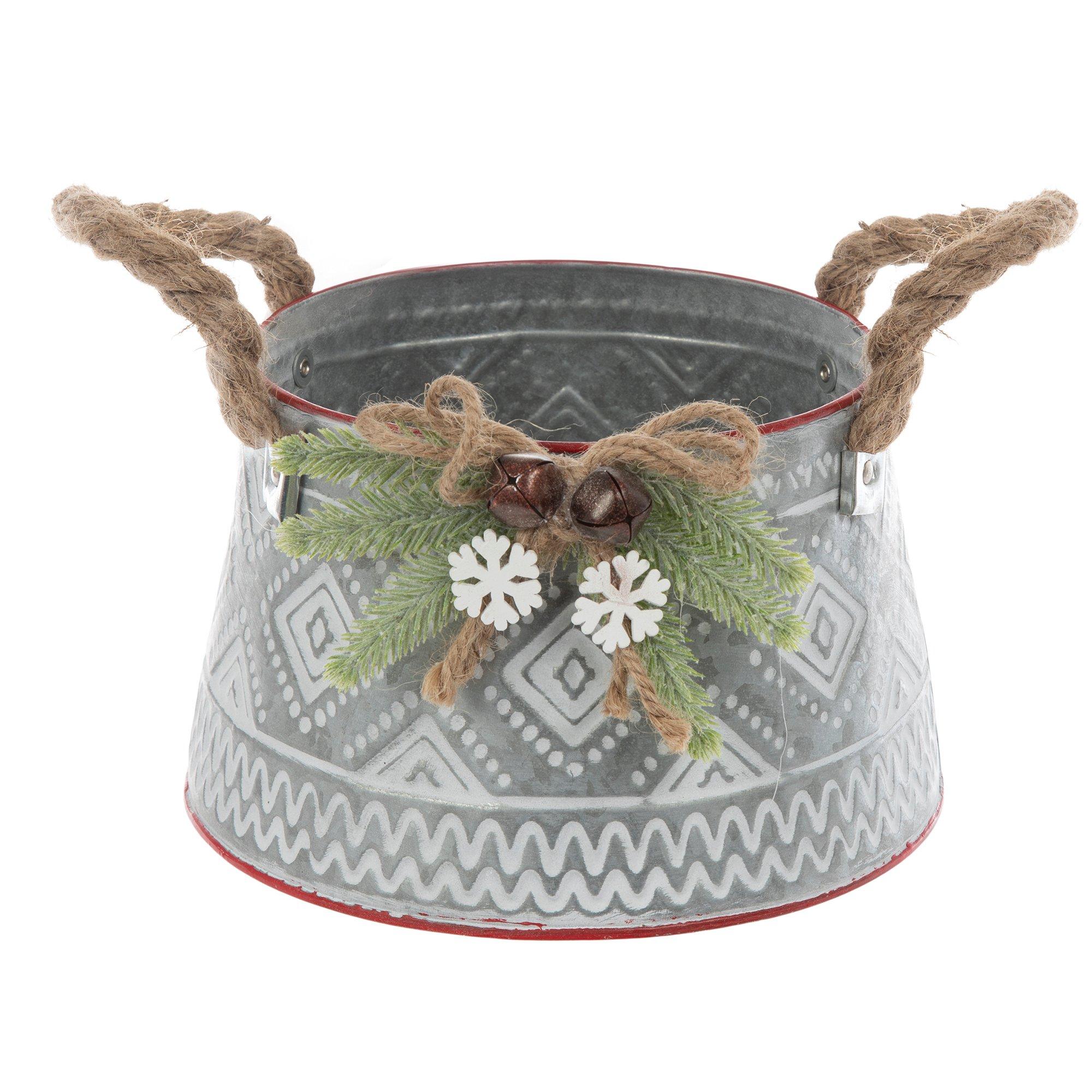 Geometric Galvanized Metal Container - Hobby Lobby