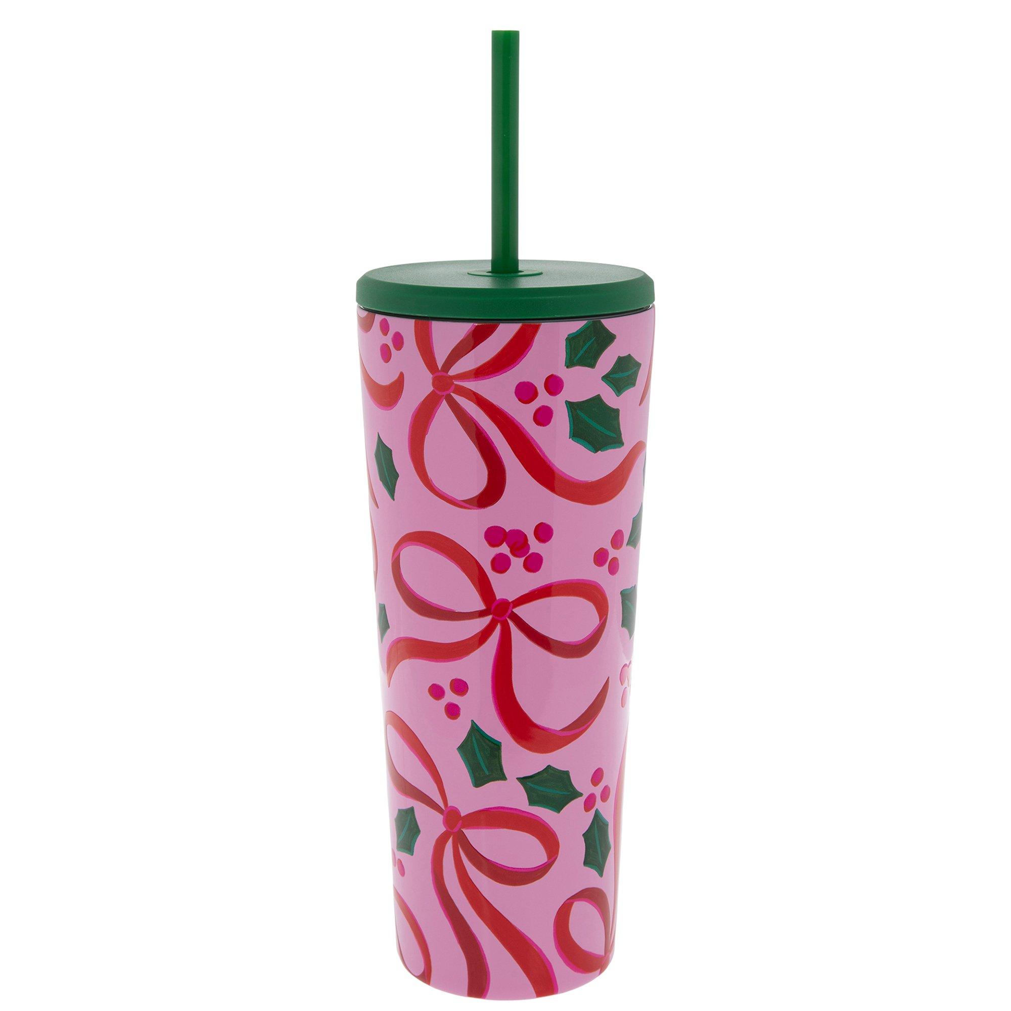 Bows & Holly Stainless Steel Tumbler