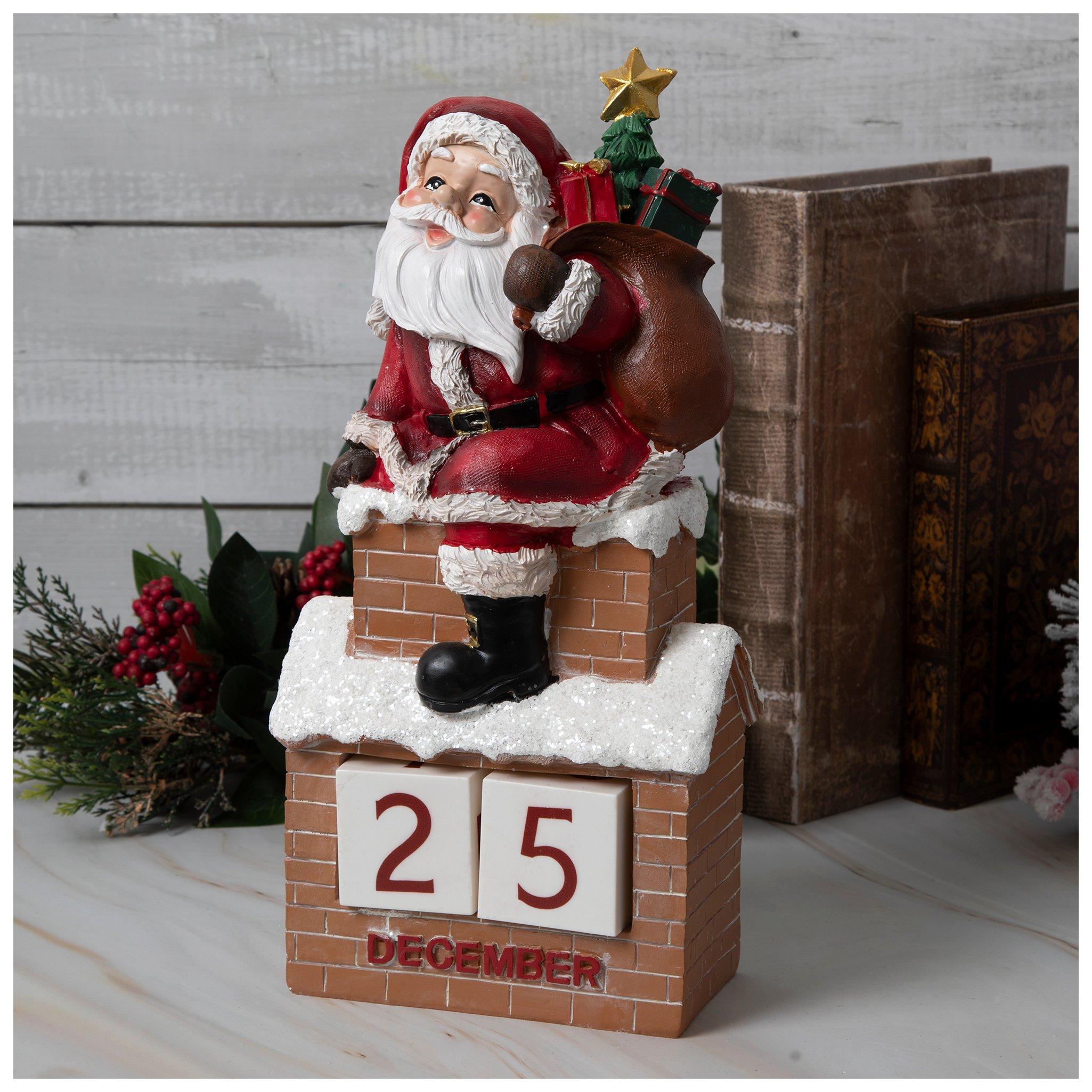 Fall Time Santa Santa Countdown Calendar - Hobby Lobby