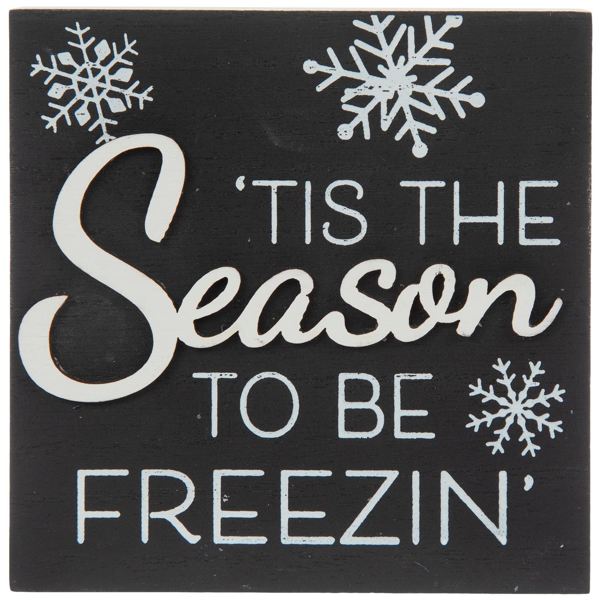 'Tis The Season Wood Decor