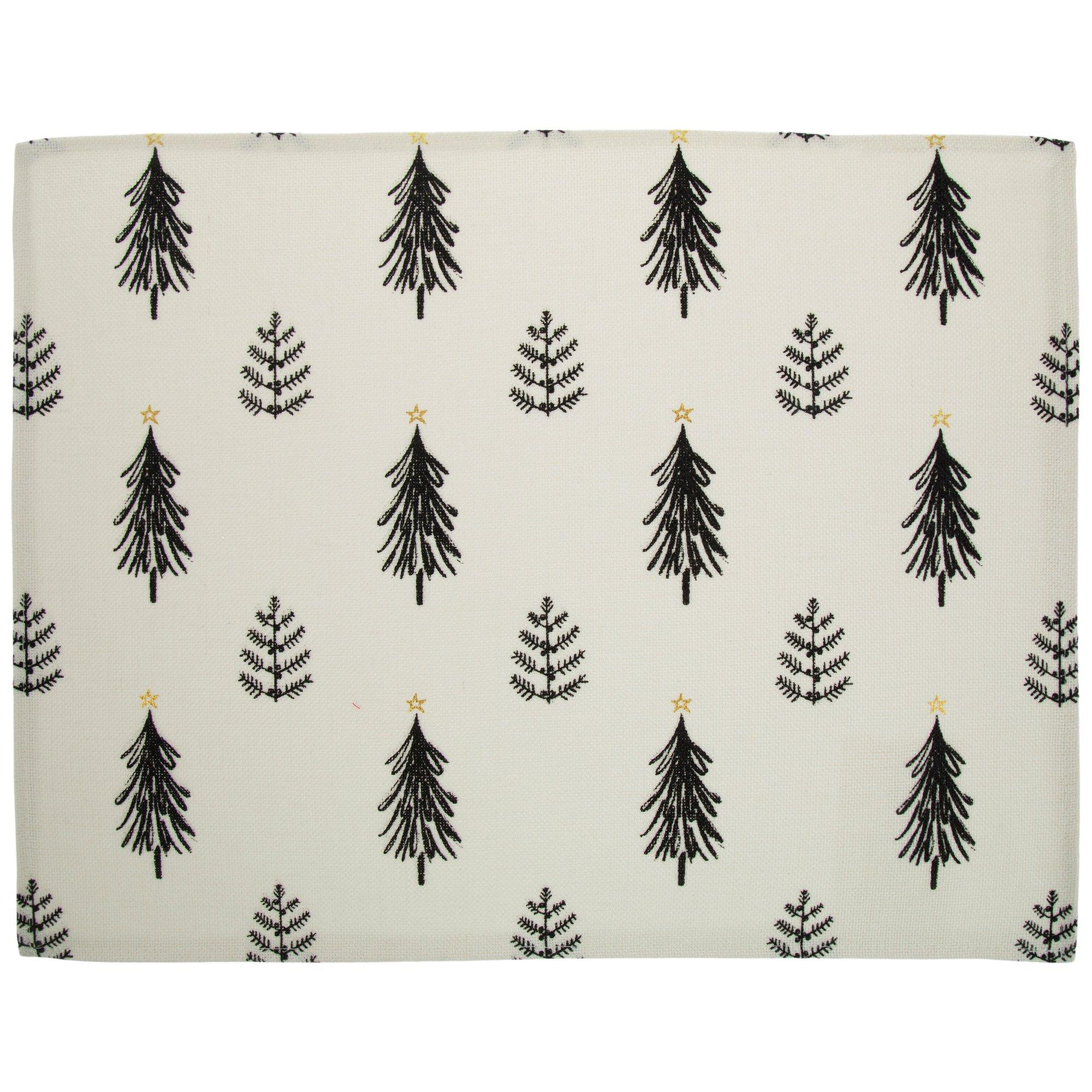 Black & White Tree Placemat