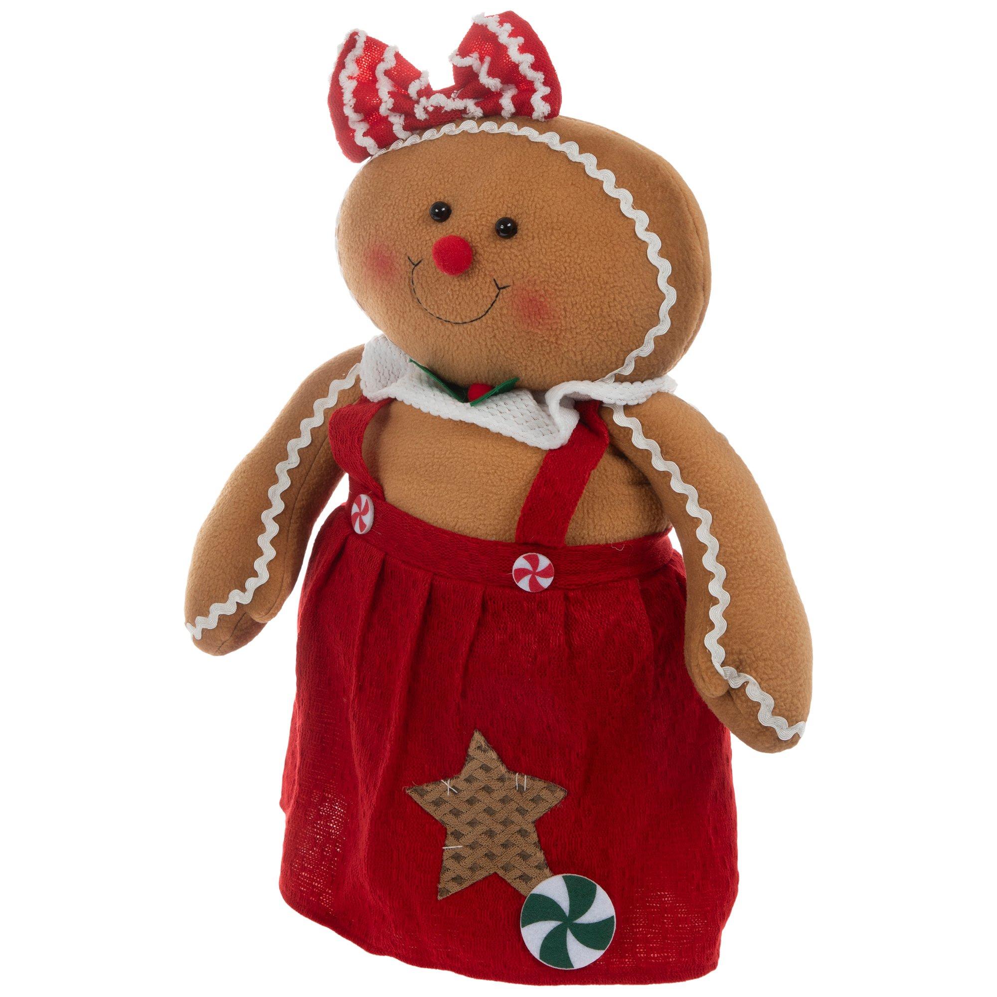 Adjustable Plush Gingerbread Girl