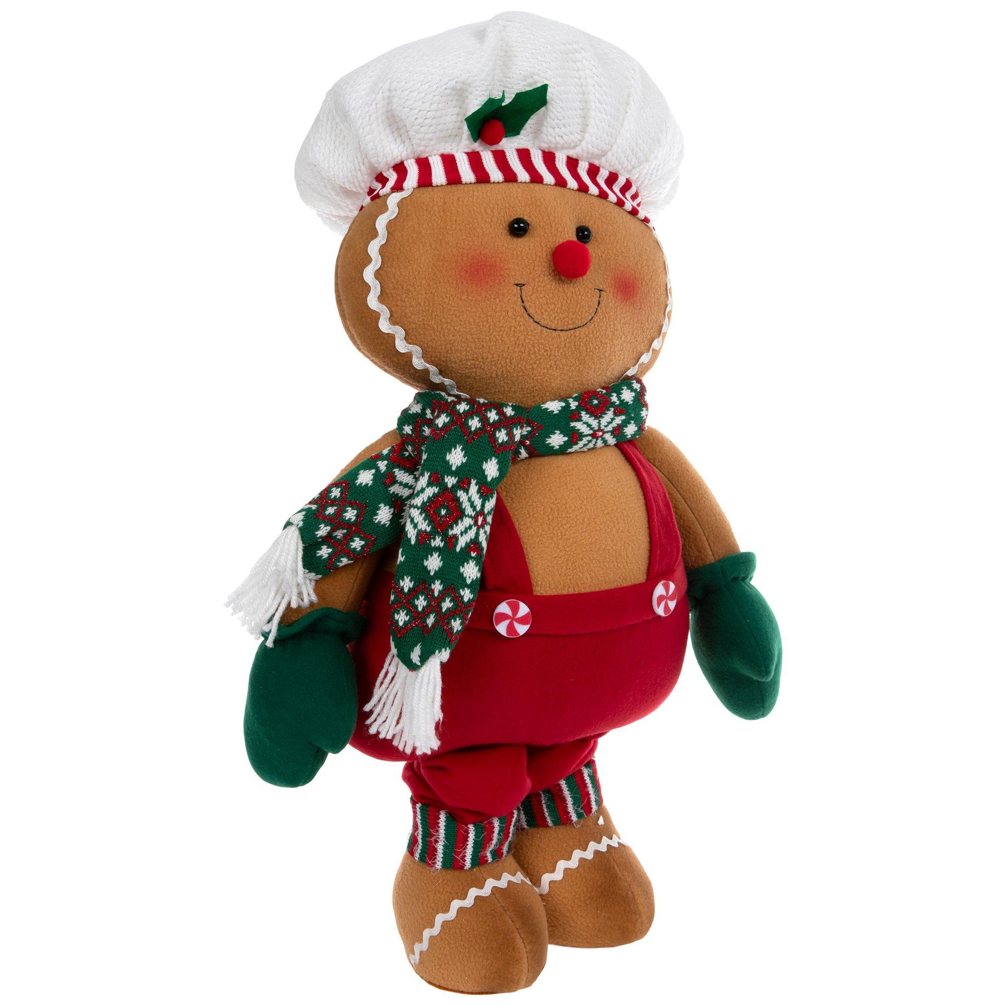 Adjustable Plush Gingerbread Baker