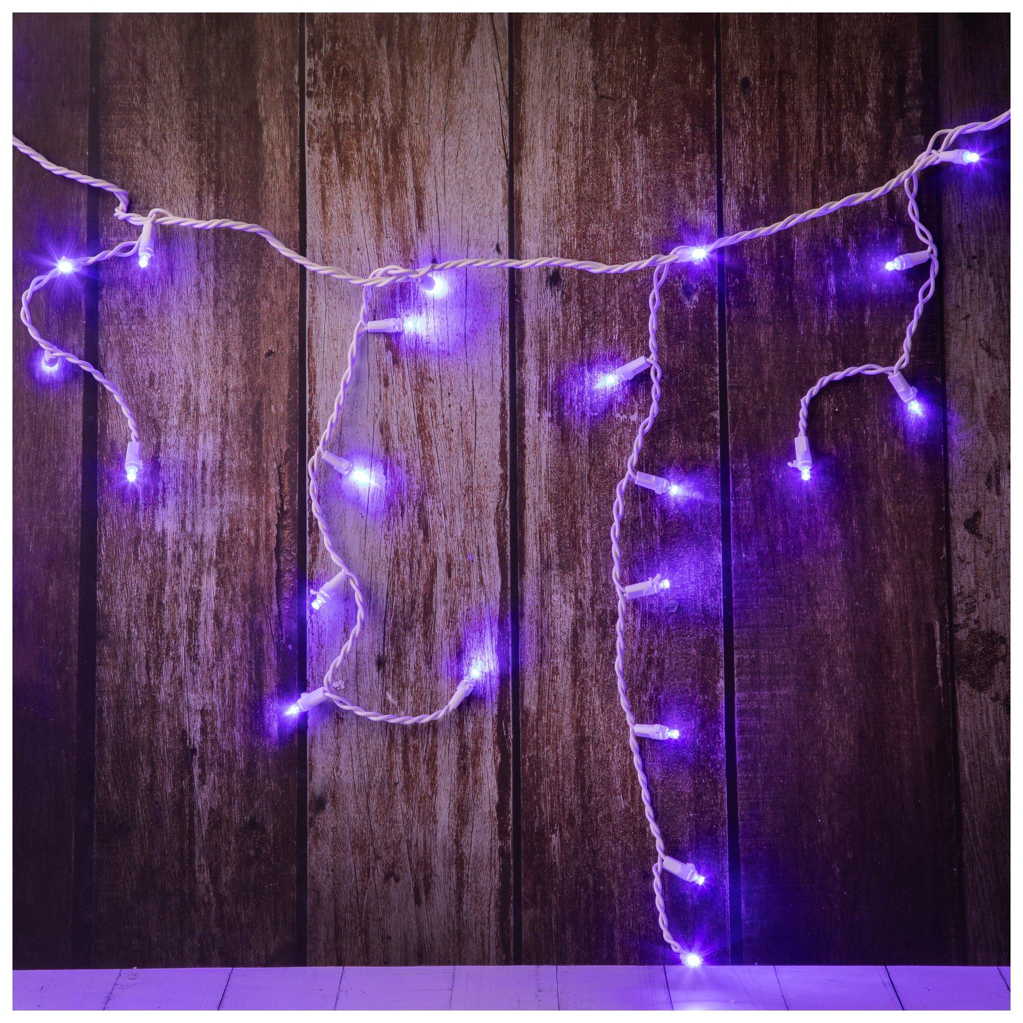 Blue Icicle Lights