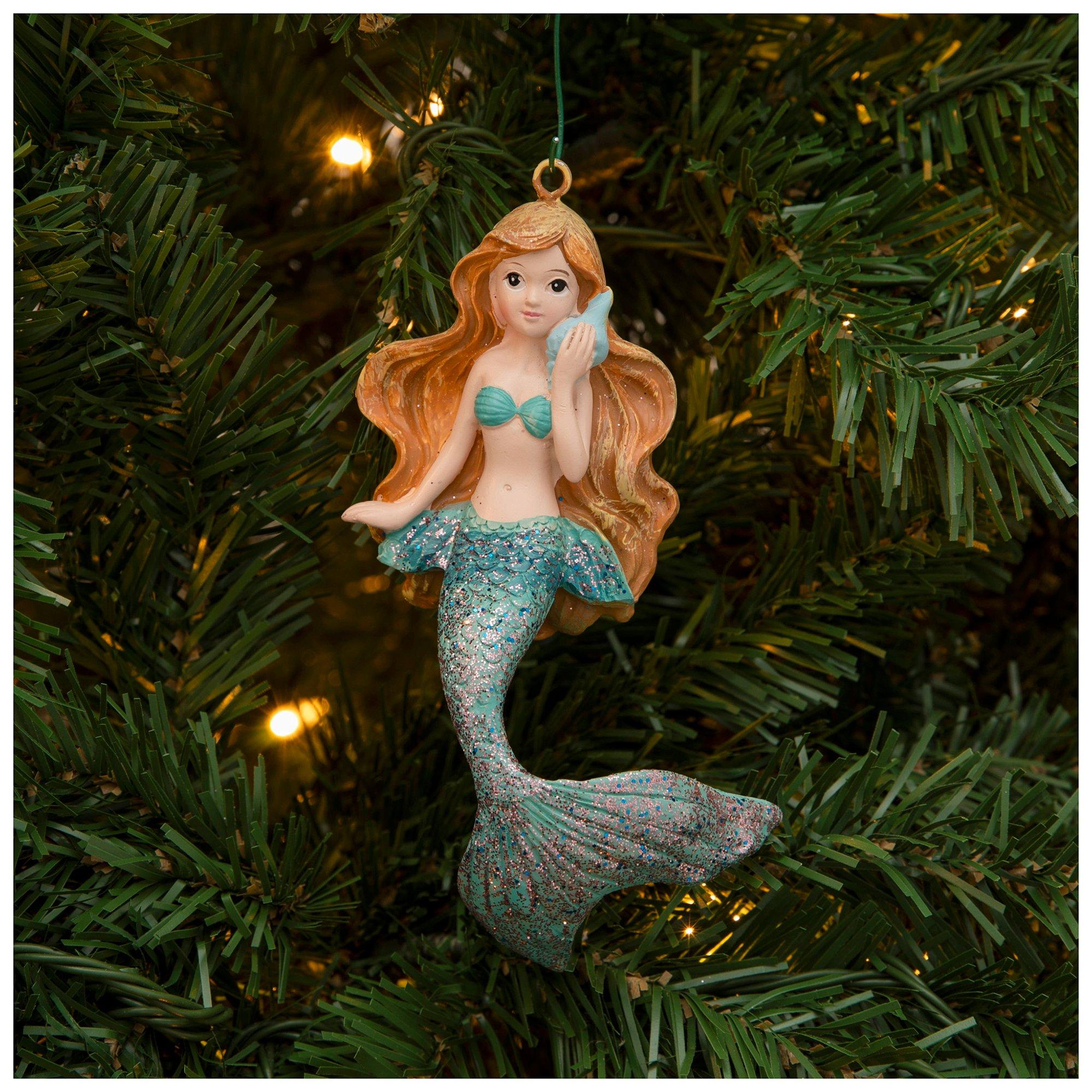 Pink & Turquoise Fin Mermaid Ornament - Hobby Lobby