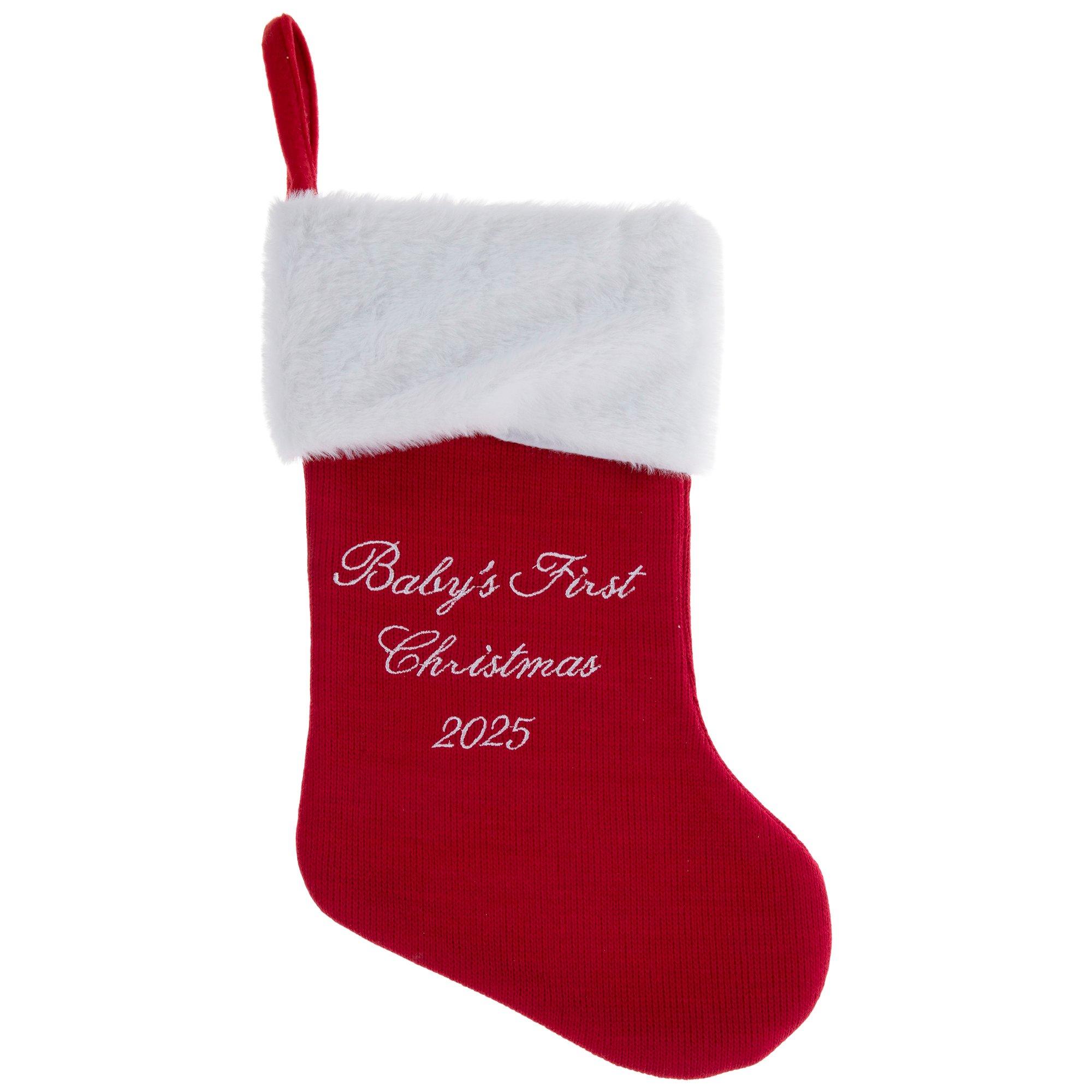 2025 Baby's First Christmas Stocking
