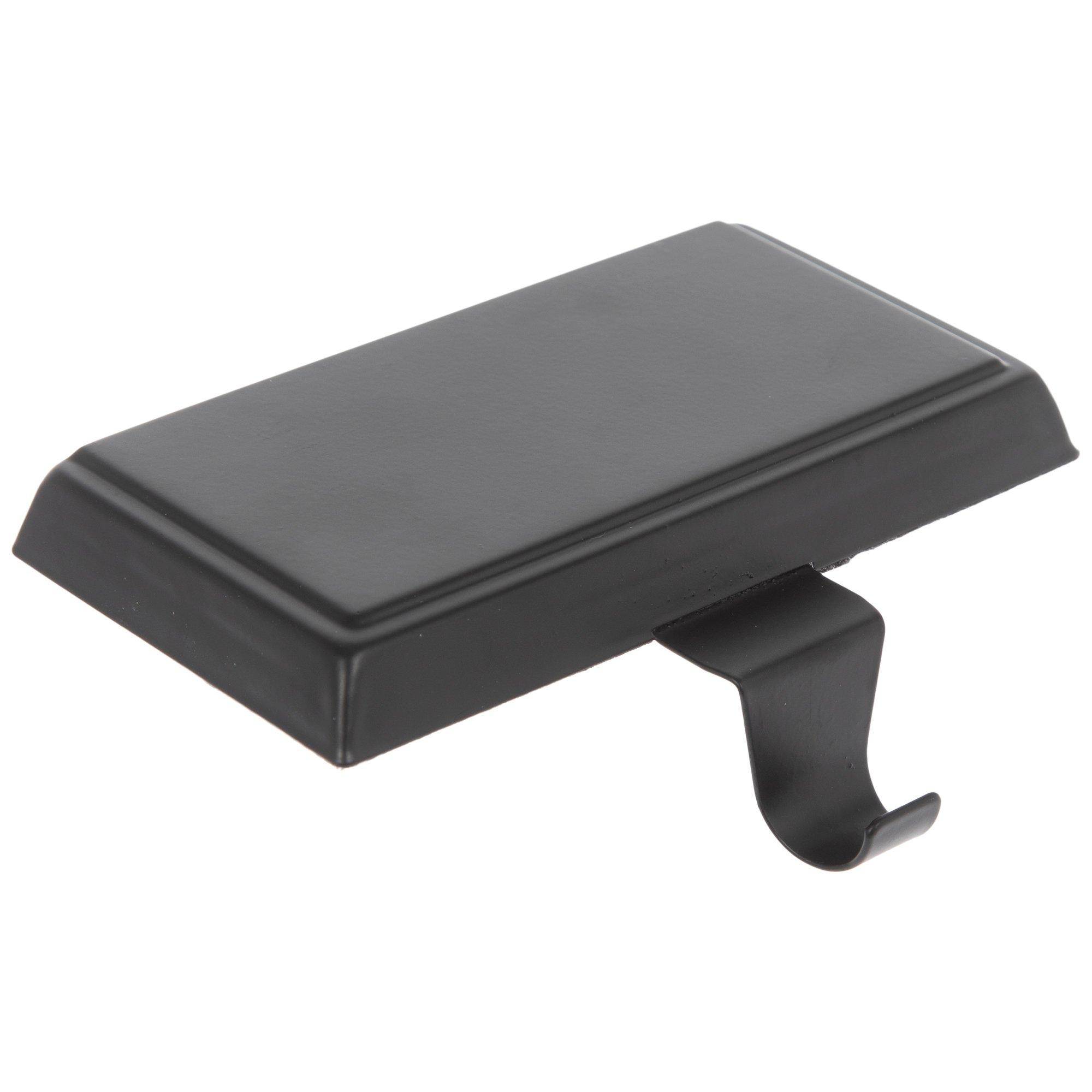 Black Beveled Metal Stocking Holders