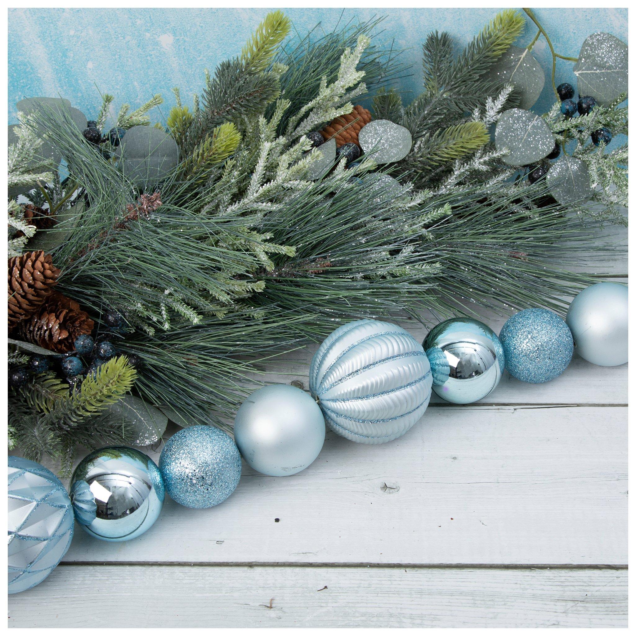 Ball Ornament Garland Gold 6 Ball Ornament Garland Gold