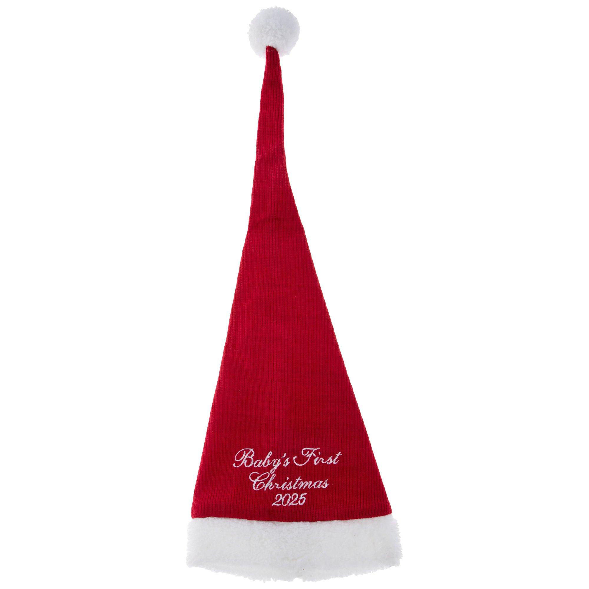 2025 Baby's First Christmas Knit Santa Hat