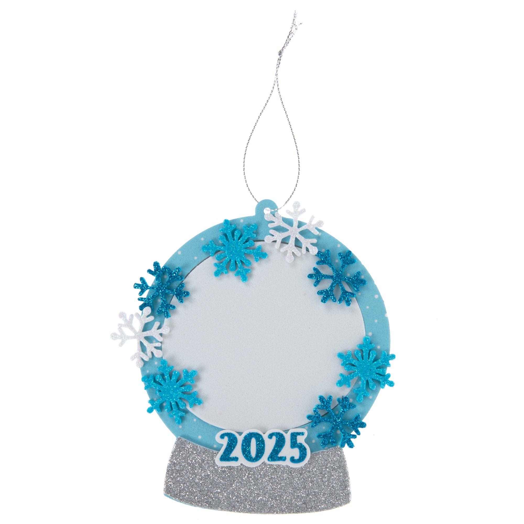 2025 Snow Globe Frame Ornament Craft Kit