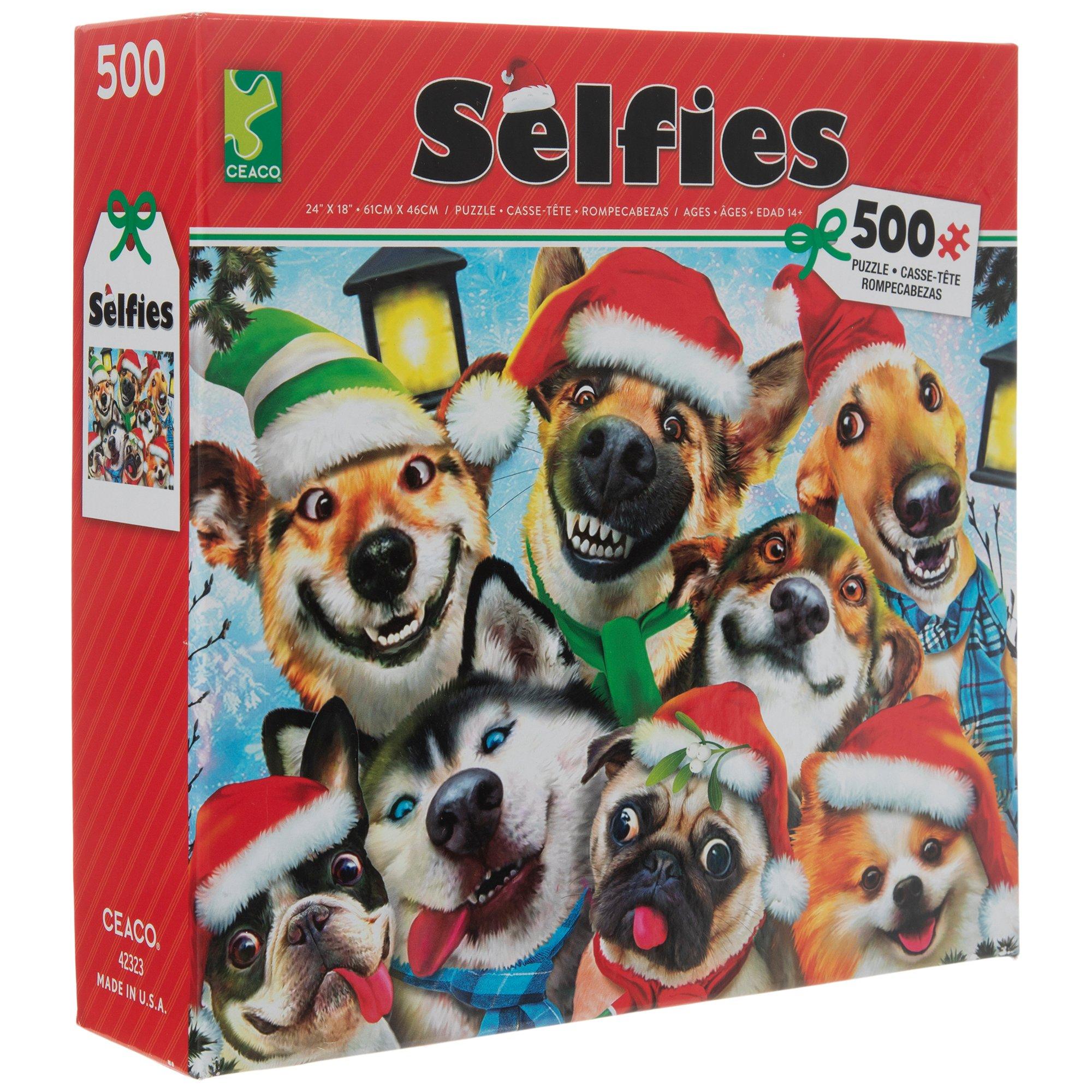 Christmas Dog Selfies Puzzle