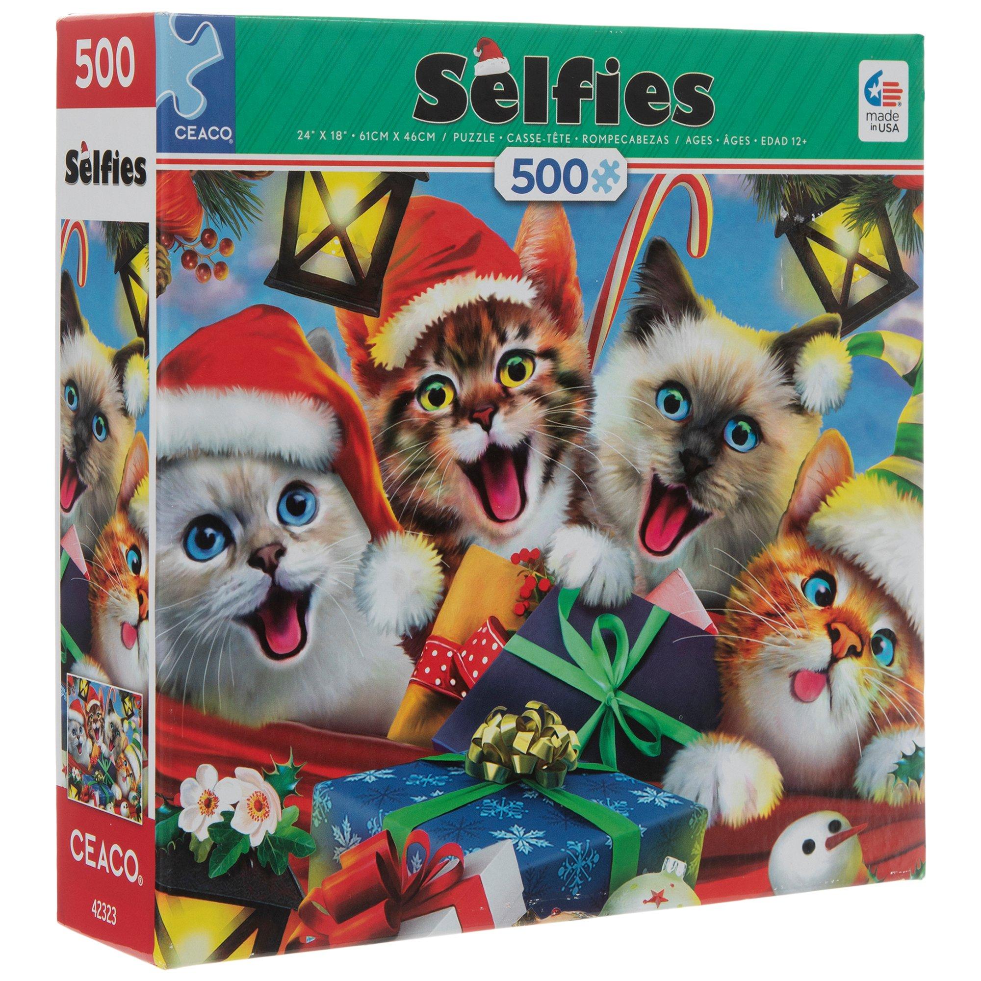Christmas Cat Selfies Puzzle