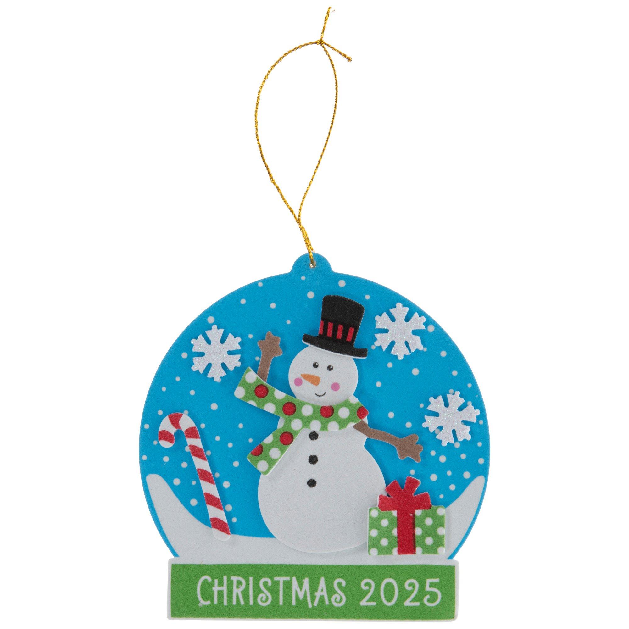 2025 Snowman Snow Globe Craft Kit
