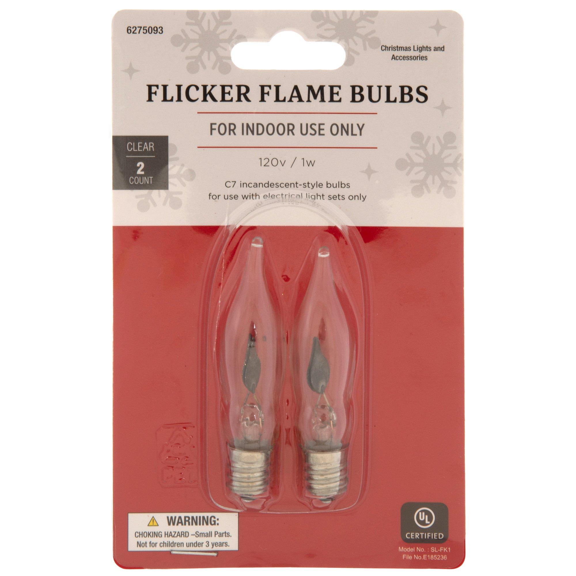 C7 Flicker Flame Bulbs