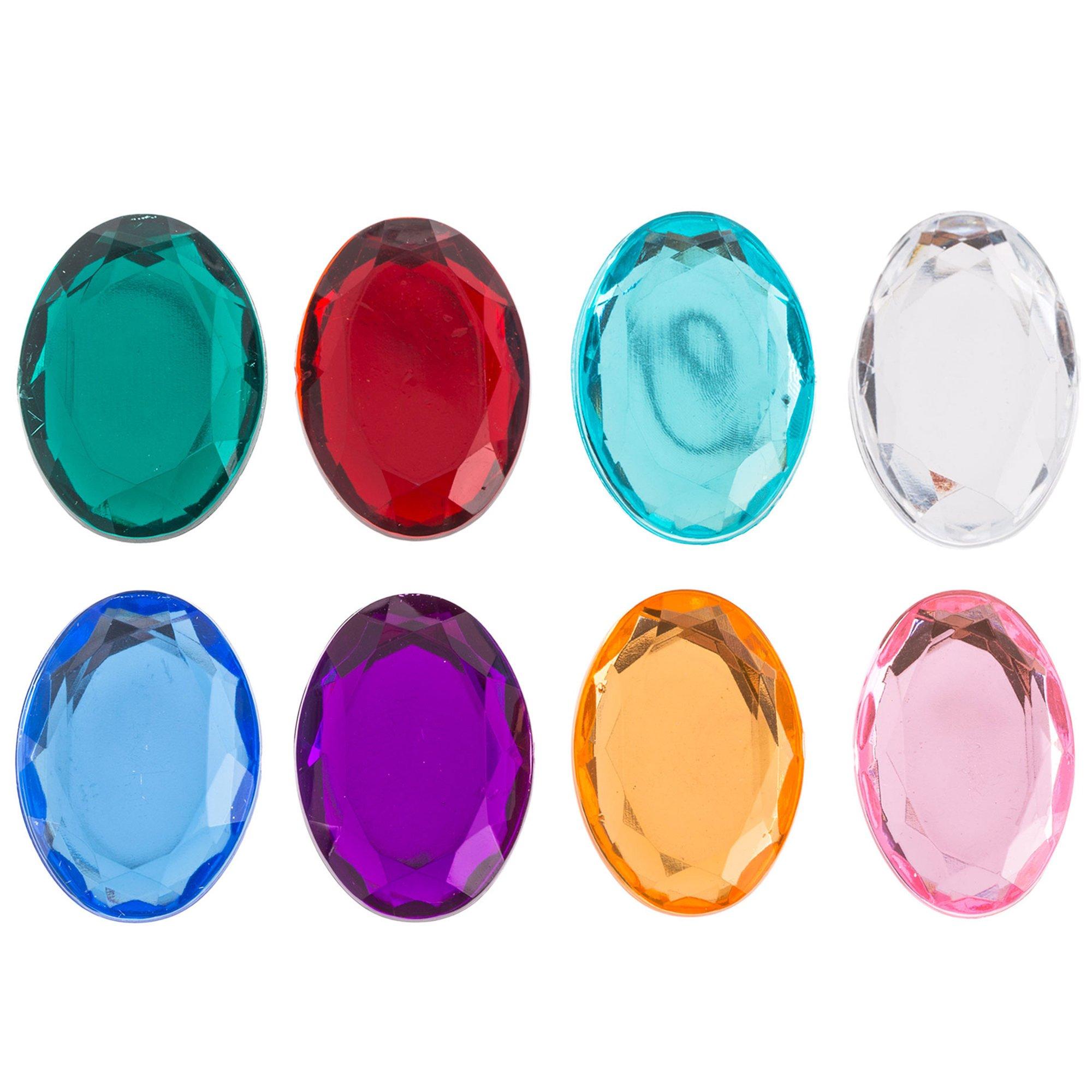 Bright Oval Rhinestones