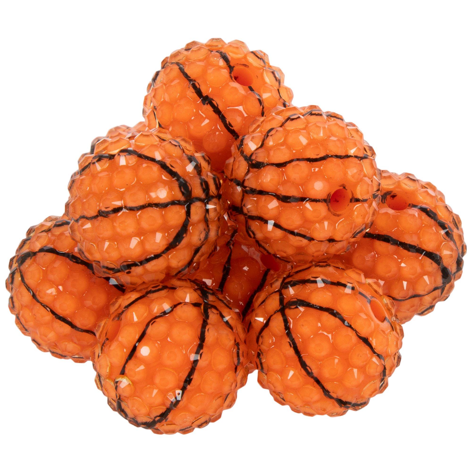 Acrylic Basketball Beads