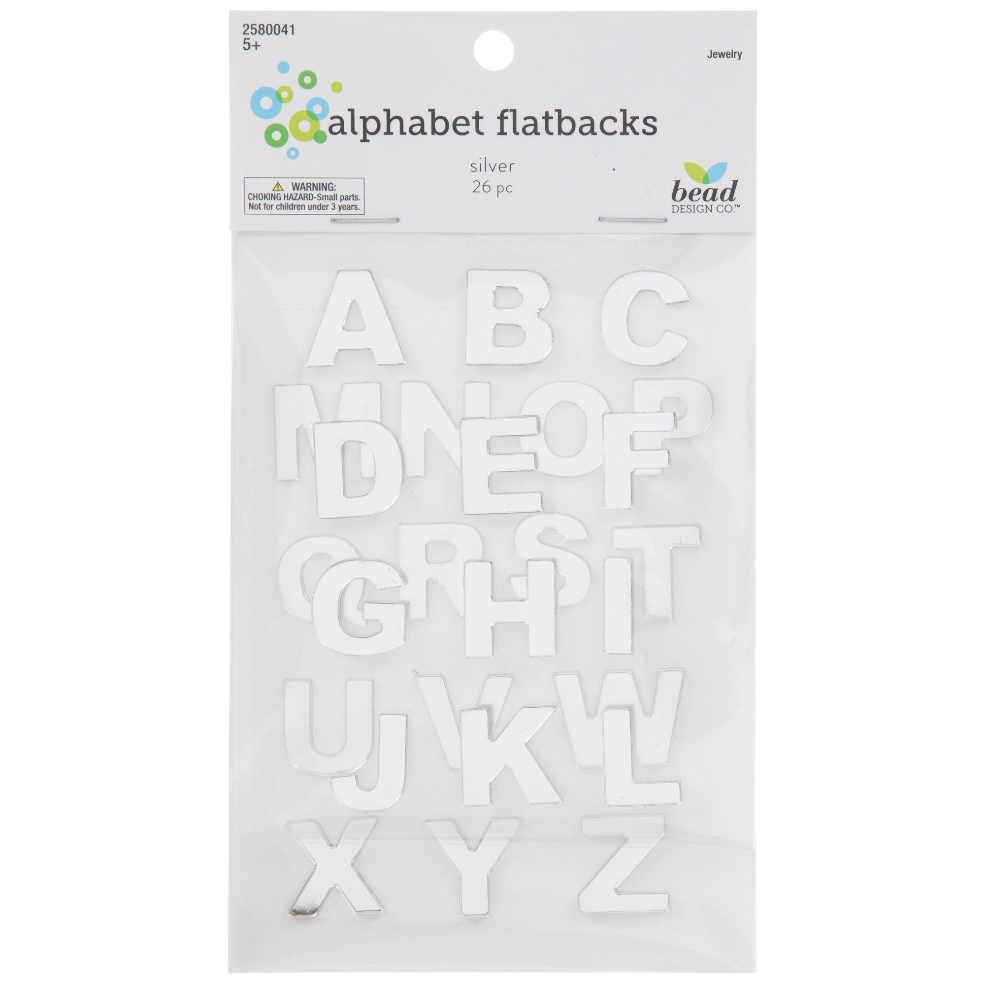 Alphabet Embellishments Gold