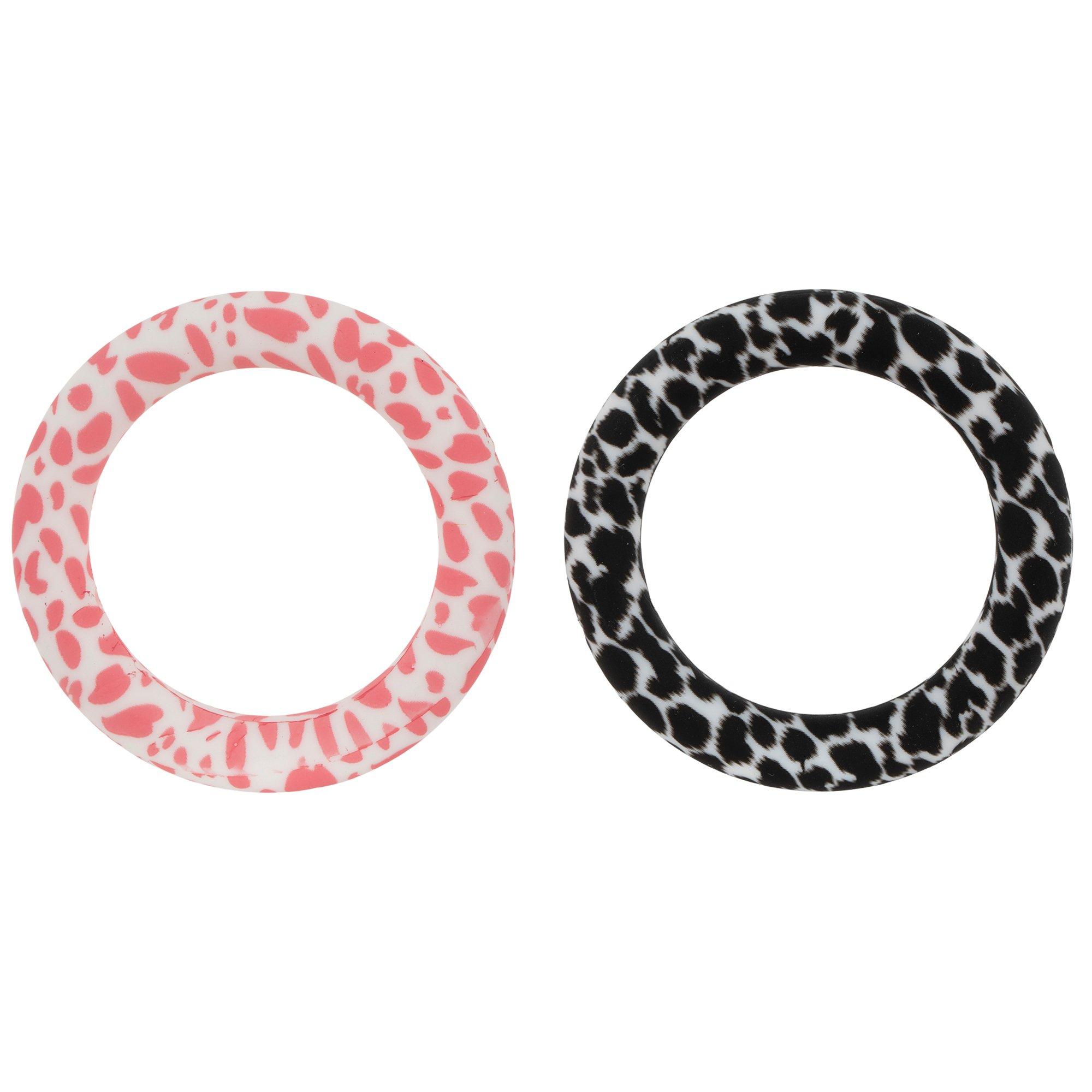 Animal Print Silicone Rings