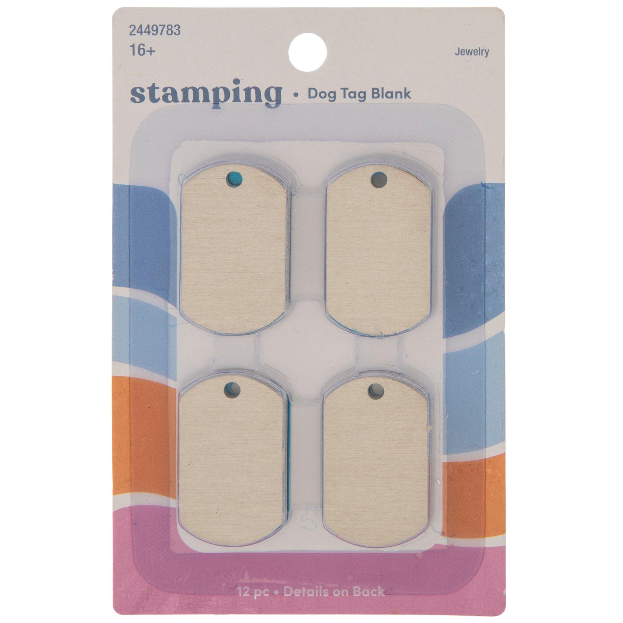 Small Dog Tag Stamping Blanks