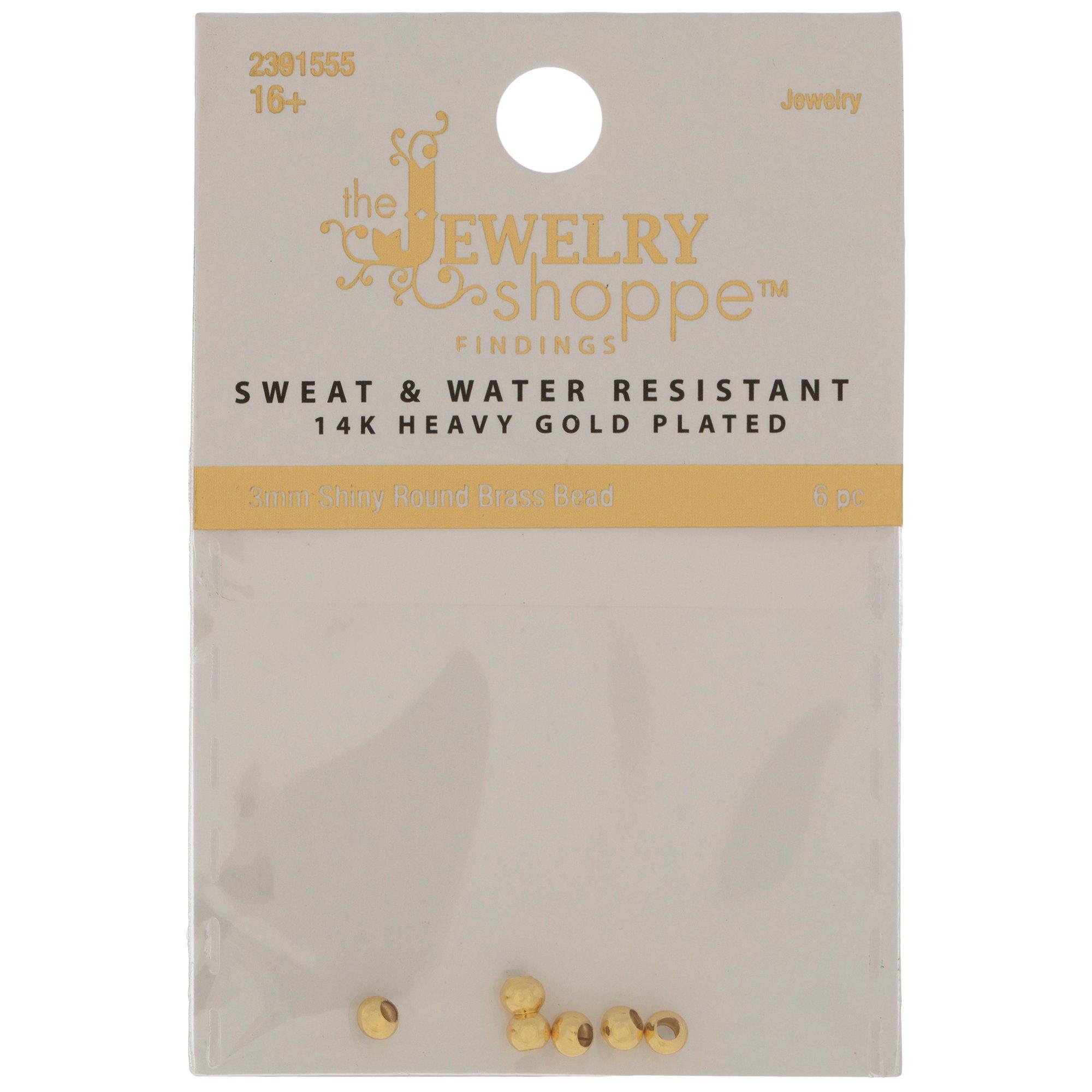 14k Gold Plated Round Beads